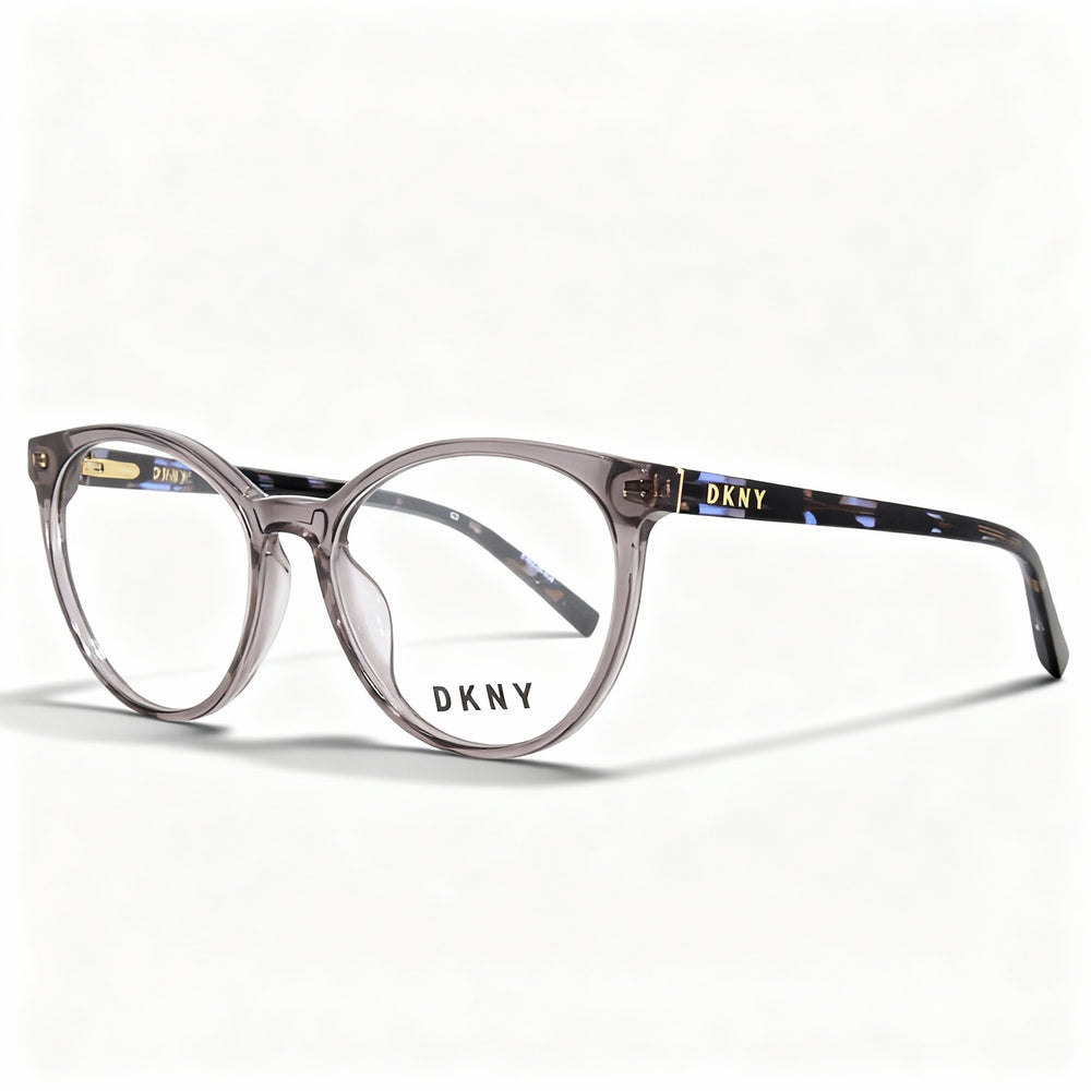 DKNY DK5037 Women's Full Rim Plastic Round Eyeglasses Mink Lens 52mm Bridge 17mm Temple 135mm