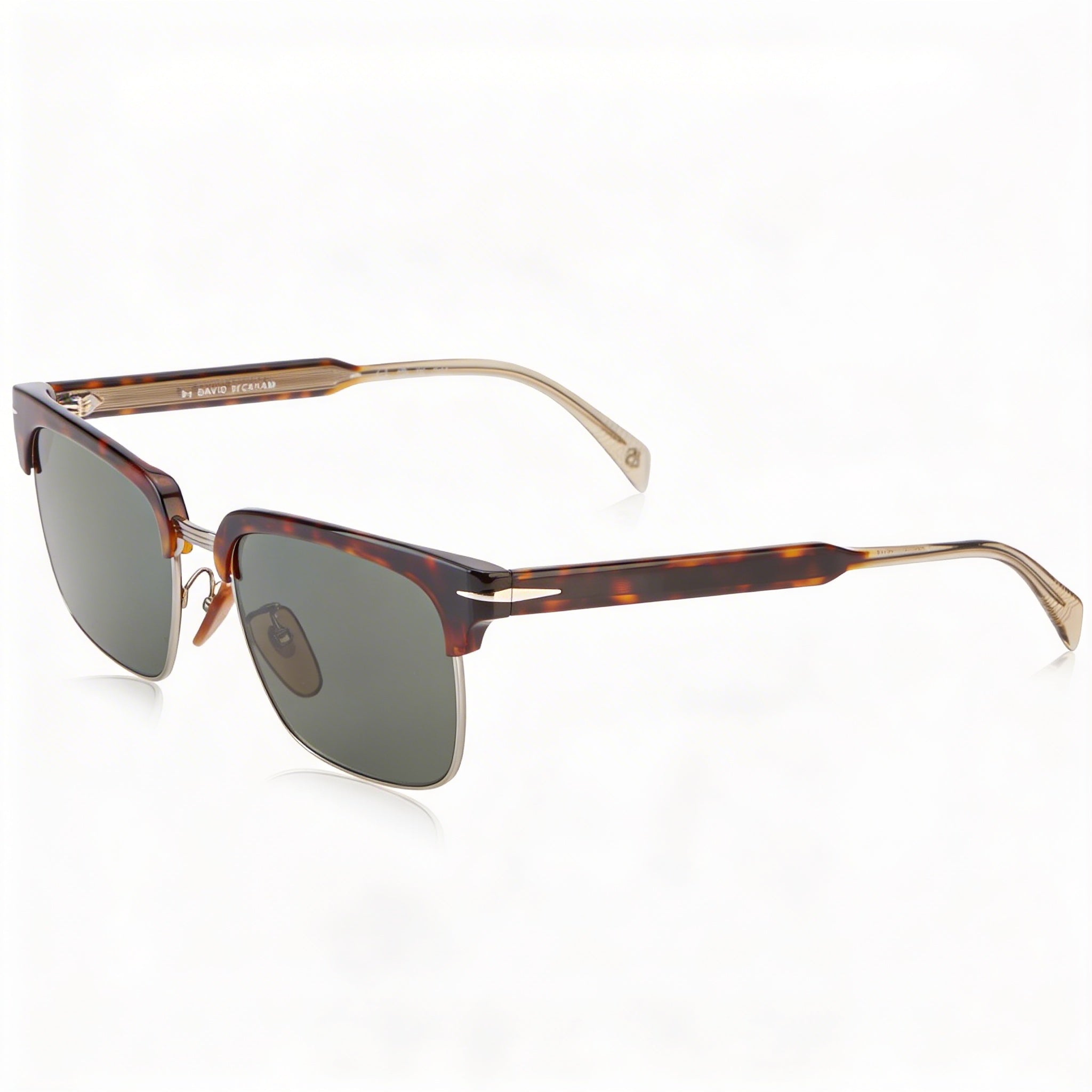 David Beckham Modern Unisex Stainless Steel Havan Ruthen Sunglasses 55mm with 100% UV Protection, Photo 1