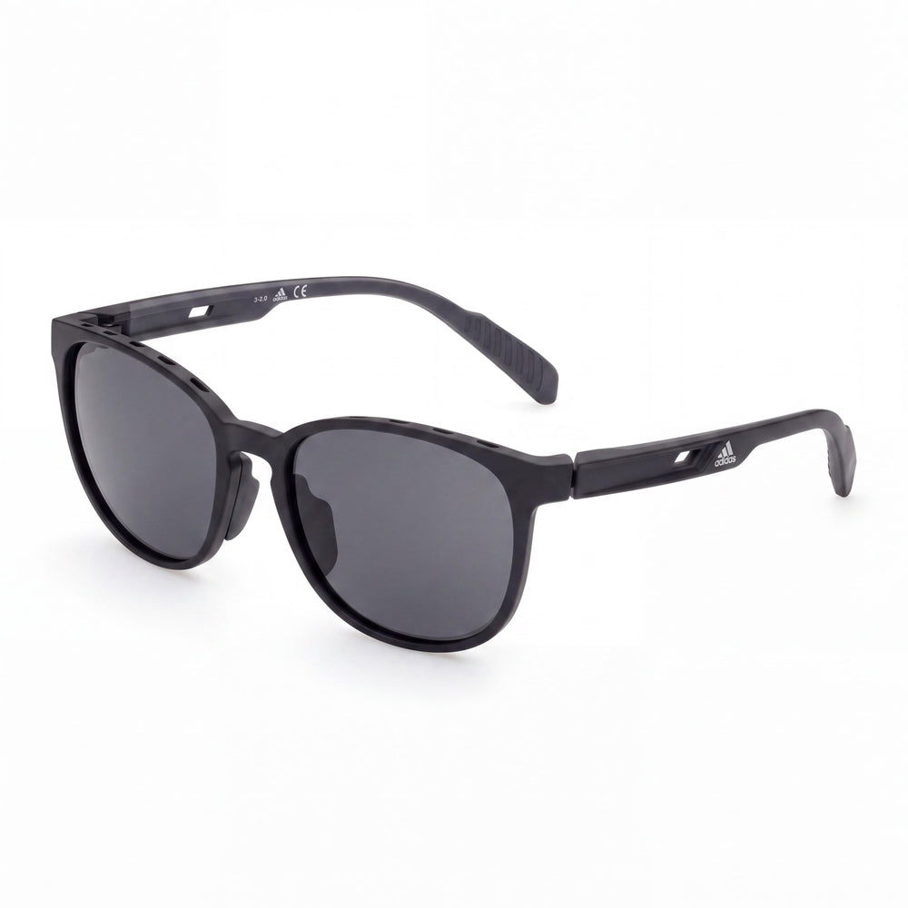 adidas Classic Unisex Black Plastic UV Protected Non-Polarized Sunglasses 55mm