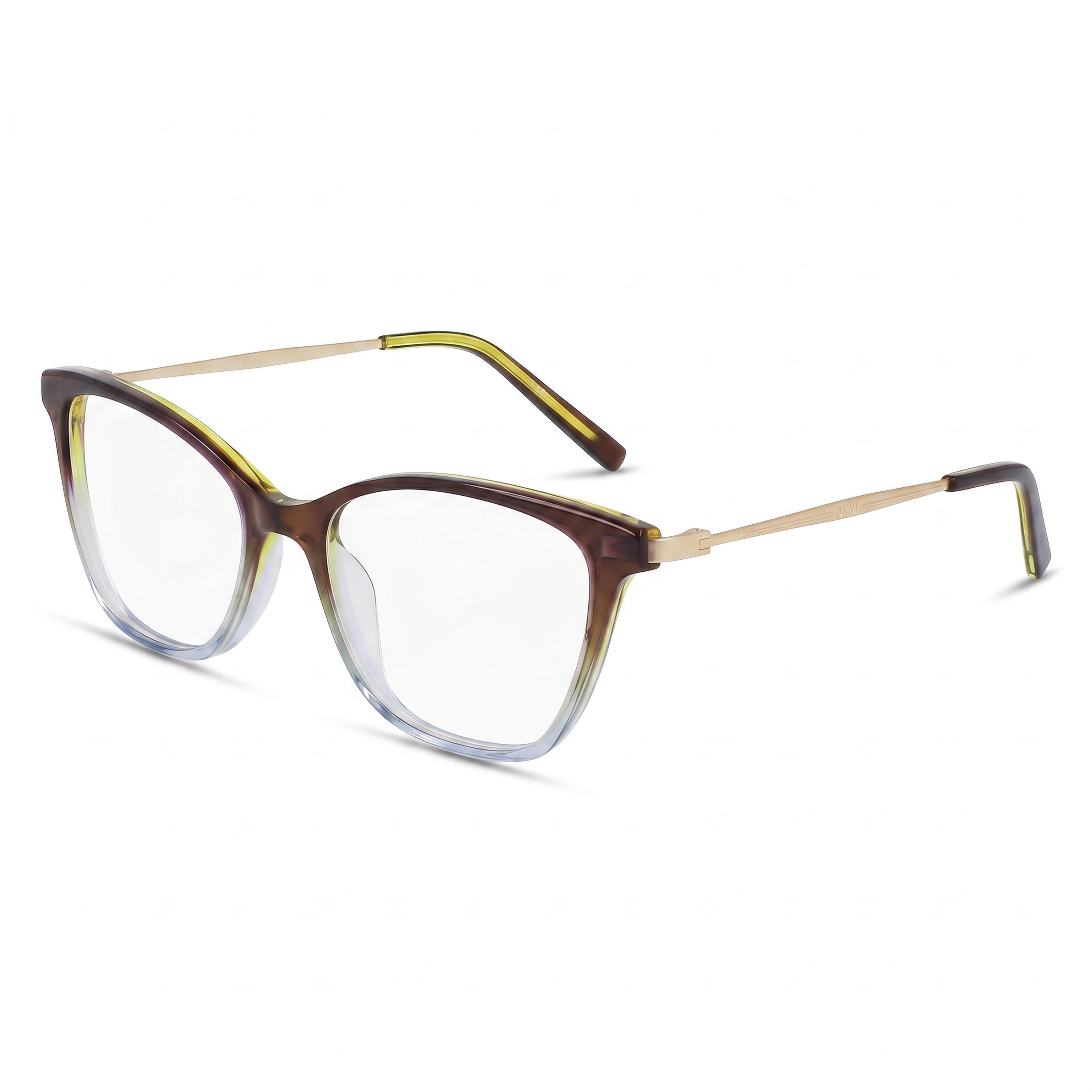 DKNY Dk7010 Women's Acetate Crystal Moss Blue Eyeglasses 53mm, Photo 1