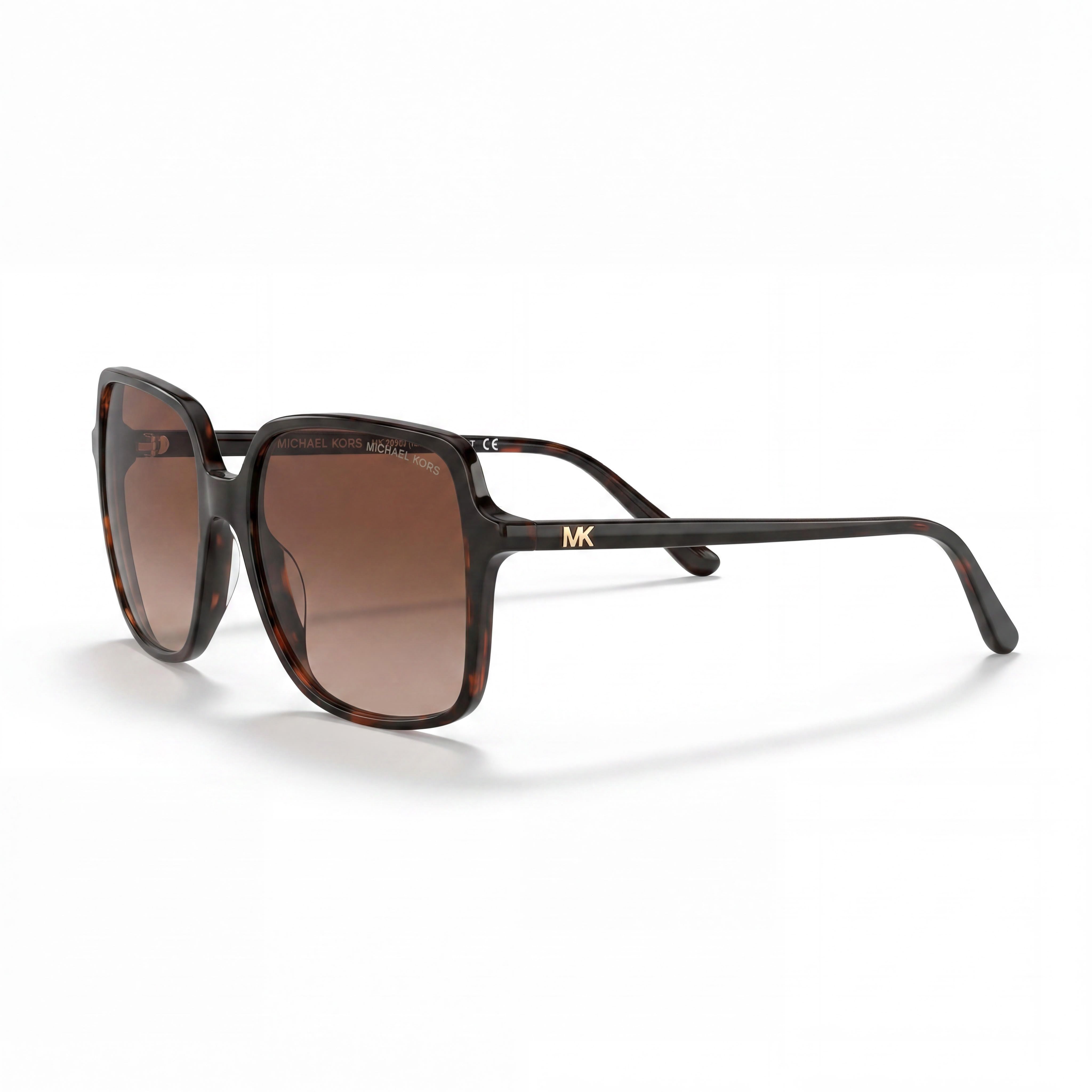 Michael Kors Mk2098u Isle of Palms Universal Fit Women's Dark Tortoise Smoke Gradient 100% UV Non-Polarized 56mm Sunglasses, Photo 1