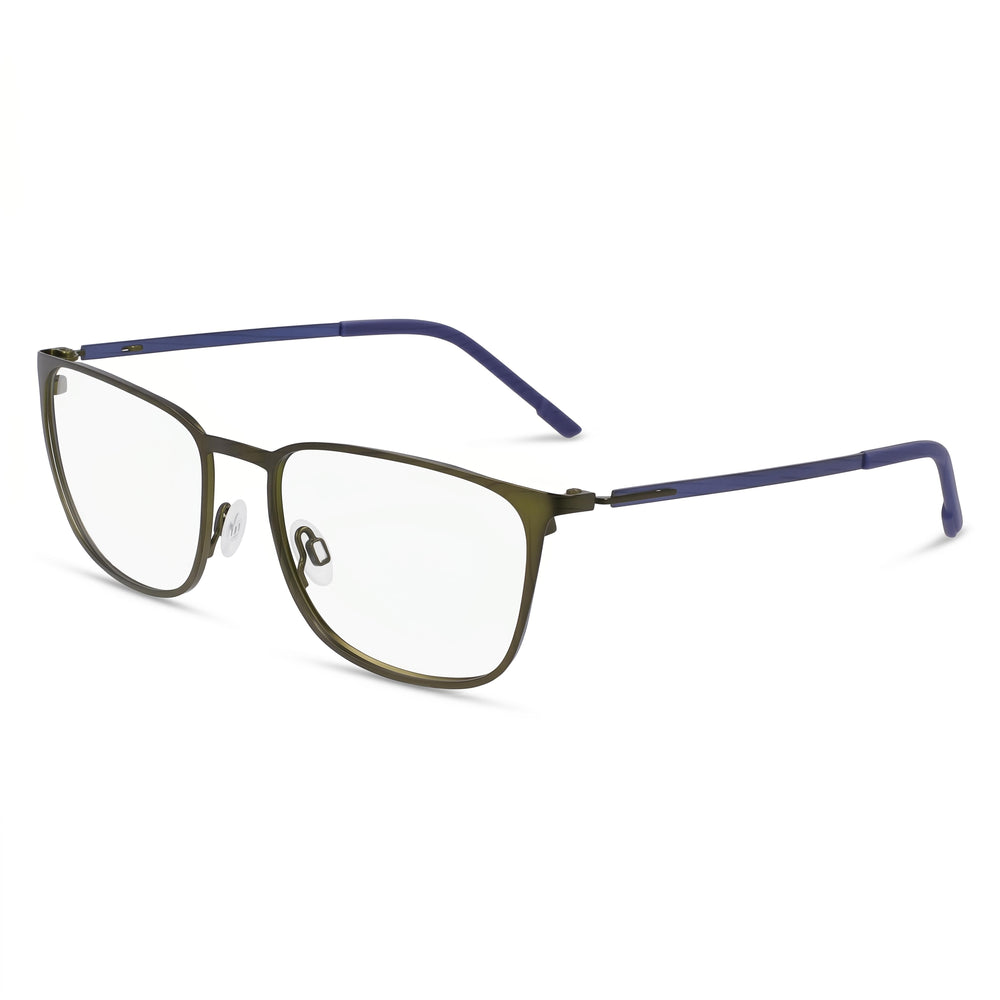 Flexon E1143 Gafas Metálicas para Hombre Azul Alga Mate 54mm