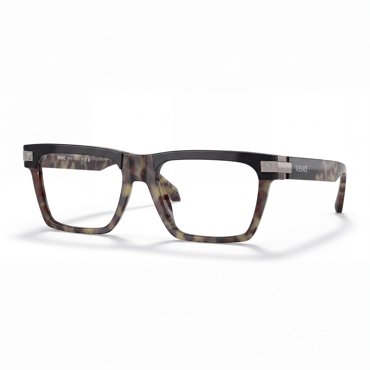 Versace VE 3354 F 5456 Classic Women's Havana Acetate Optical Prescription Ready Eyeglasses with Demo Lens 55-18-145, Photo 1