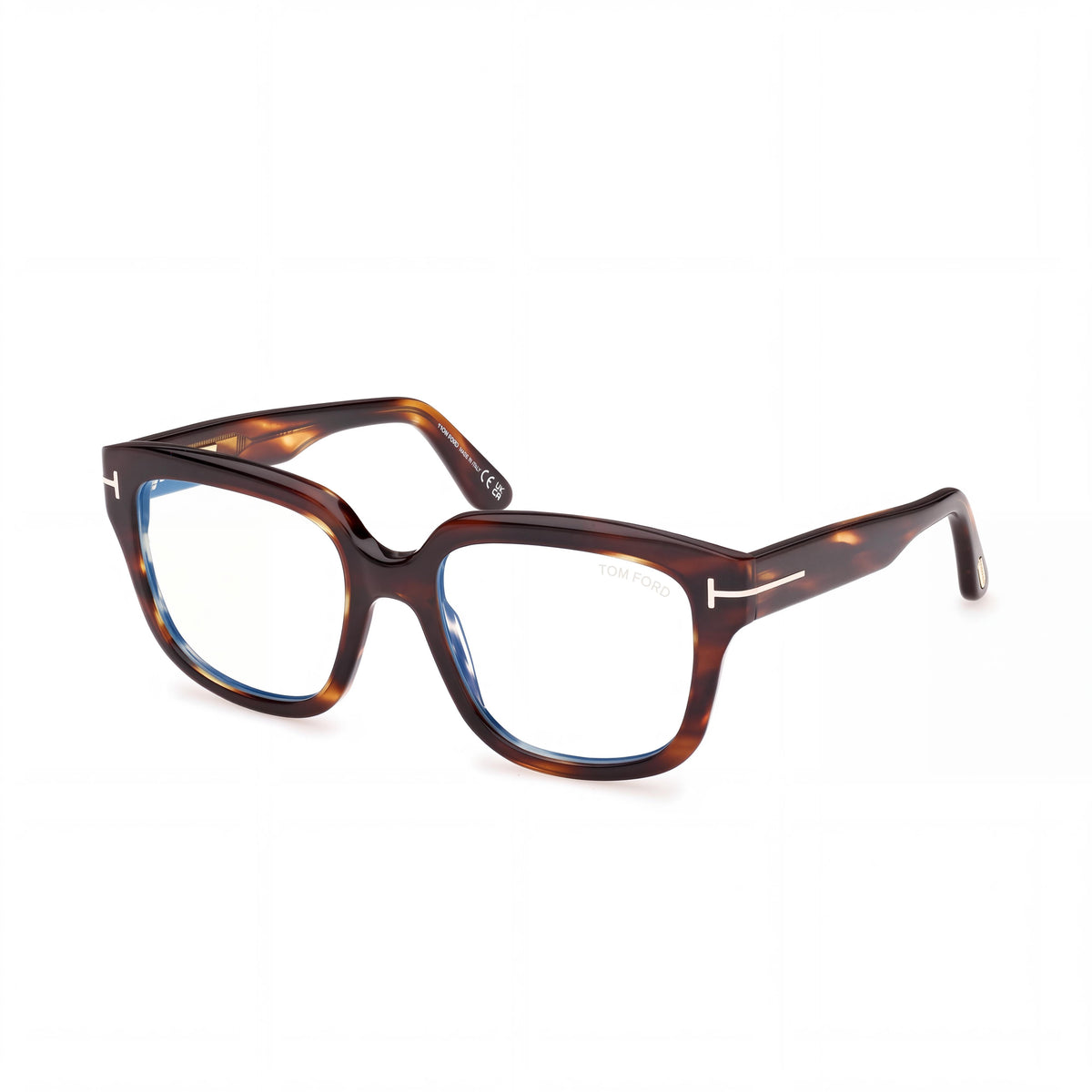 Gafas de sol unisex Marcolin Classic no polarizadas, montura de plástico color habana con filtro azul, lentes negras 54 mm, Photo 1