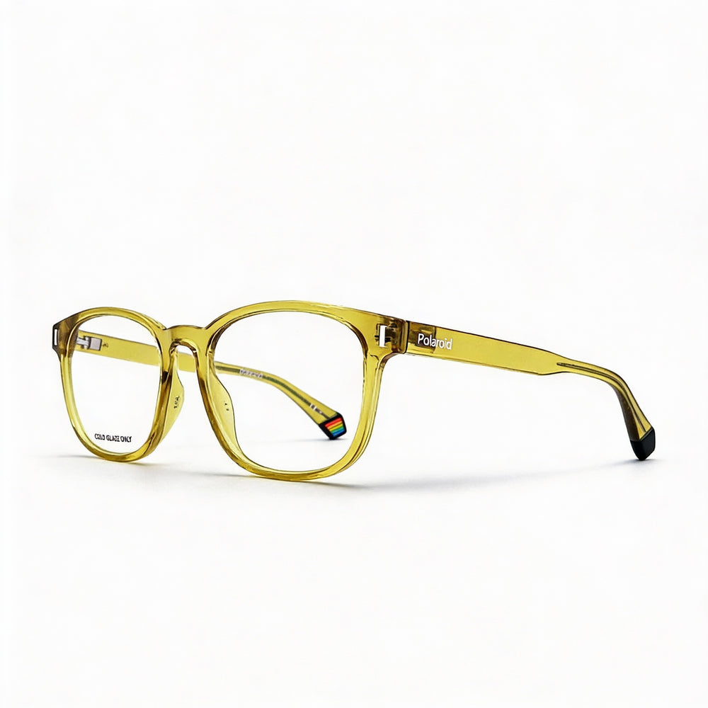 Polaroid Modern Pld D453 Unisex Non- Acetate Eyewear, Yellow, 52-19-145