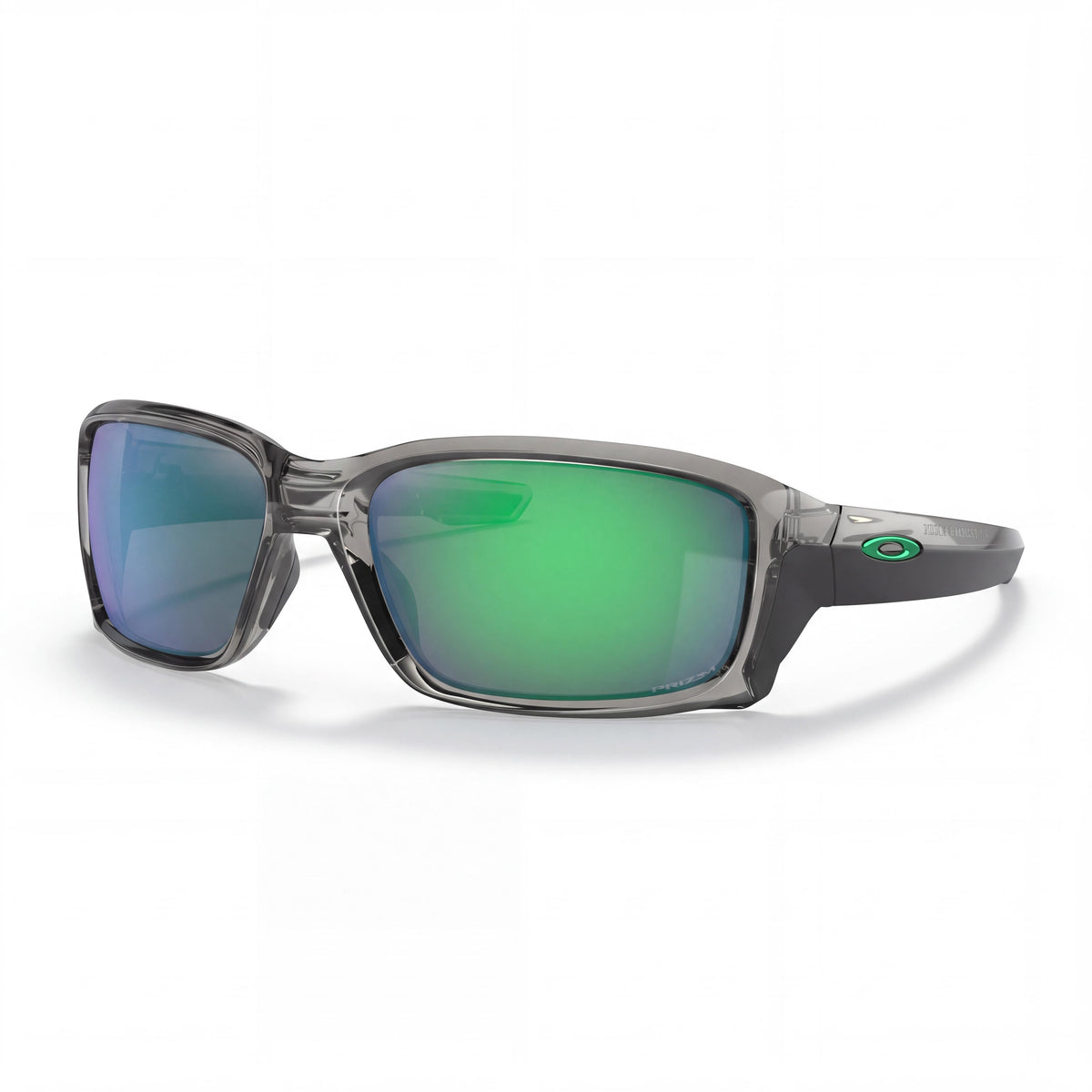 Gafas de sol Oakley para hombre Straightlink rectangulares, montura Grey Ink con lentes Prizm Jade Iridium y protección UV, 61 mm, Photo 1