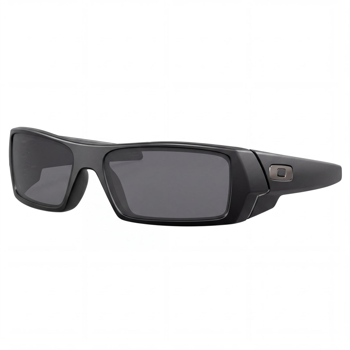 Gafas de sol Oakley Gascan para hombre, clásicas, con montura metálica negra mate, lentes polarizadas de Plutonite y 54 mm de ancho, Photo 1