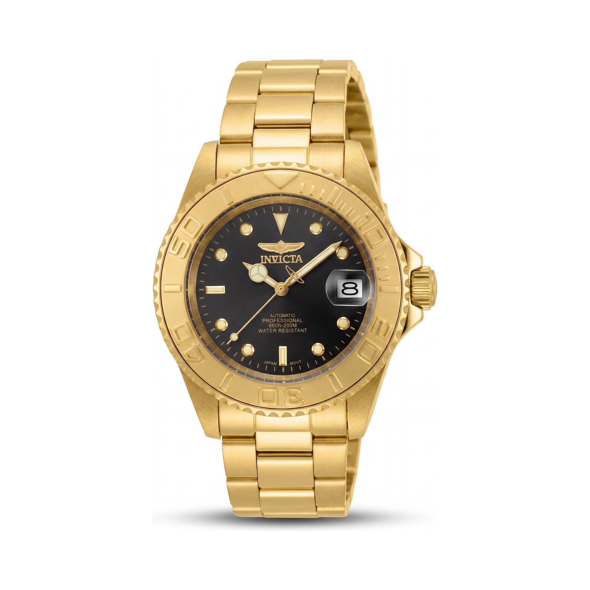 Invicta Pro Diver 15848 Men's Gold Black Watch, 40mm, Photo 1