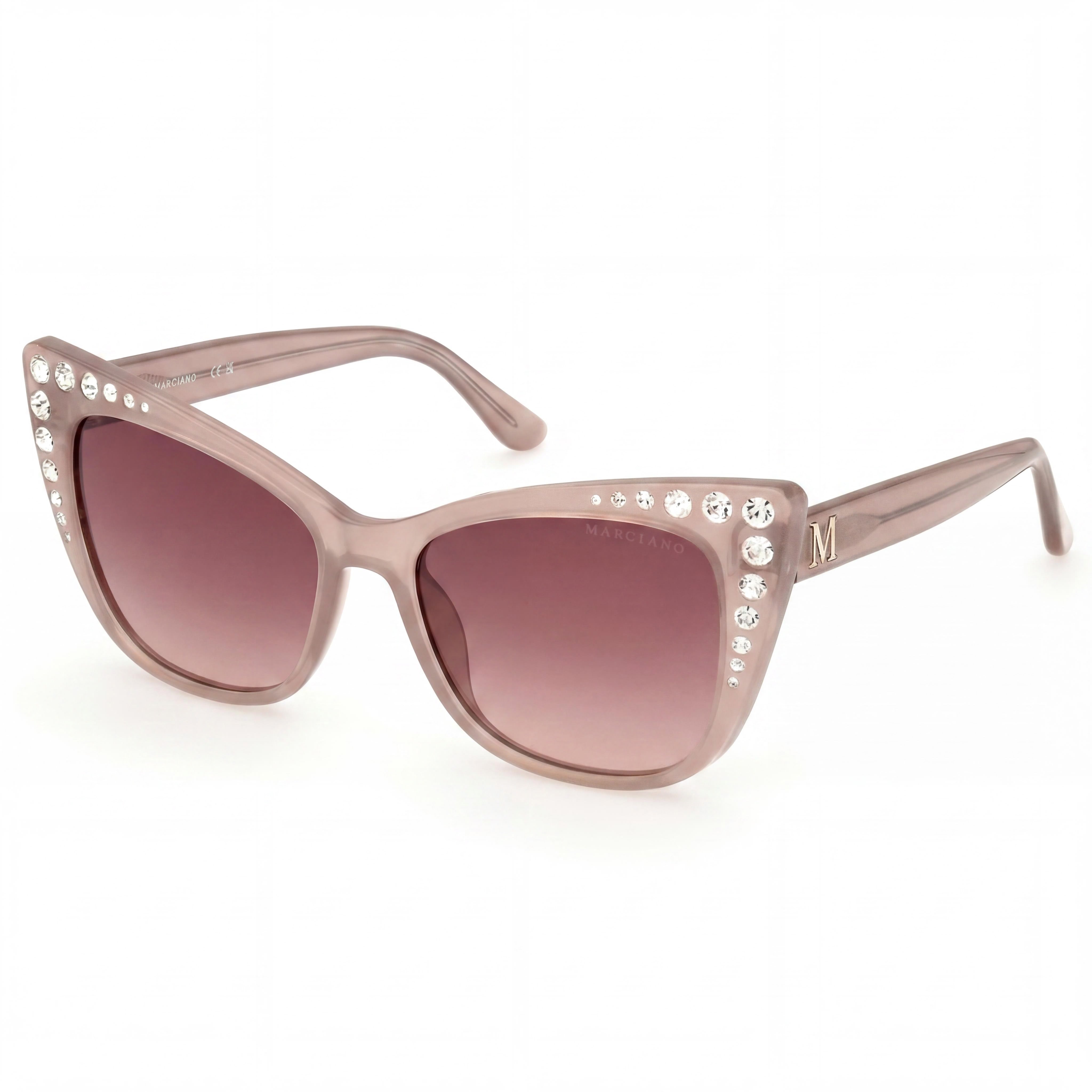 GUESS by Marciano Gm00000 Unisex Injected Frame, Shiny Beige, Non-Polarized Lenses 54/17/145, Photo 1