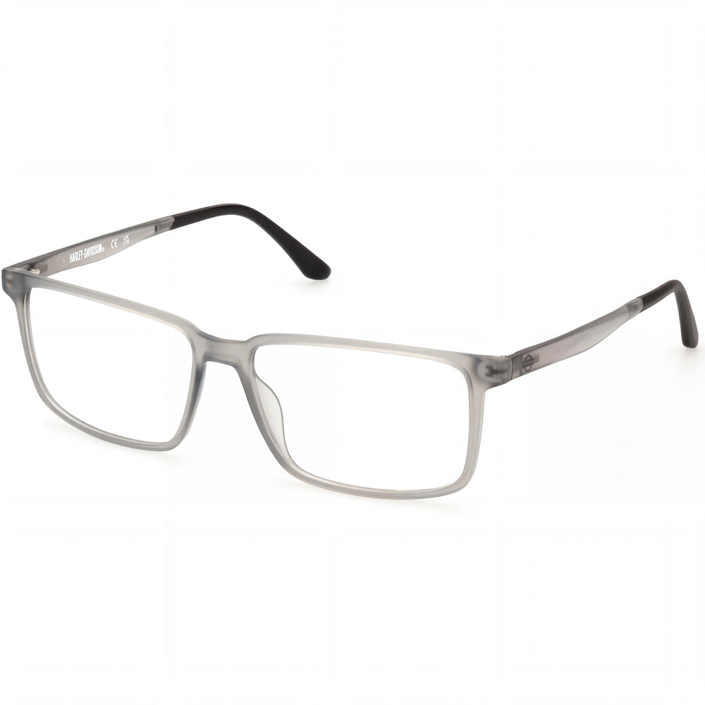 Harley-Davidson Hd50021 Men's Matte Grey Injected Ophthalmic, Multicoloured Polycarbonate 57mm Eyeglasses