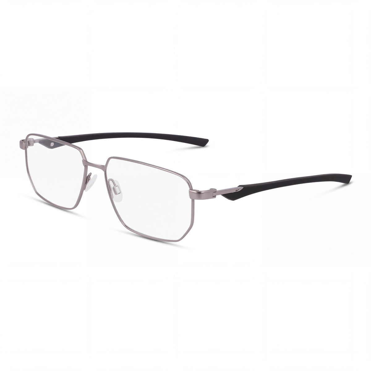 Nike Casual Men's Metal Eyeglasses Satin Gunmetal Black 57mm, Photo 1