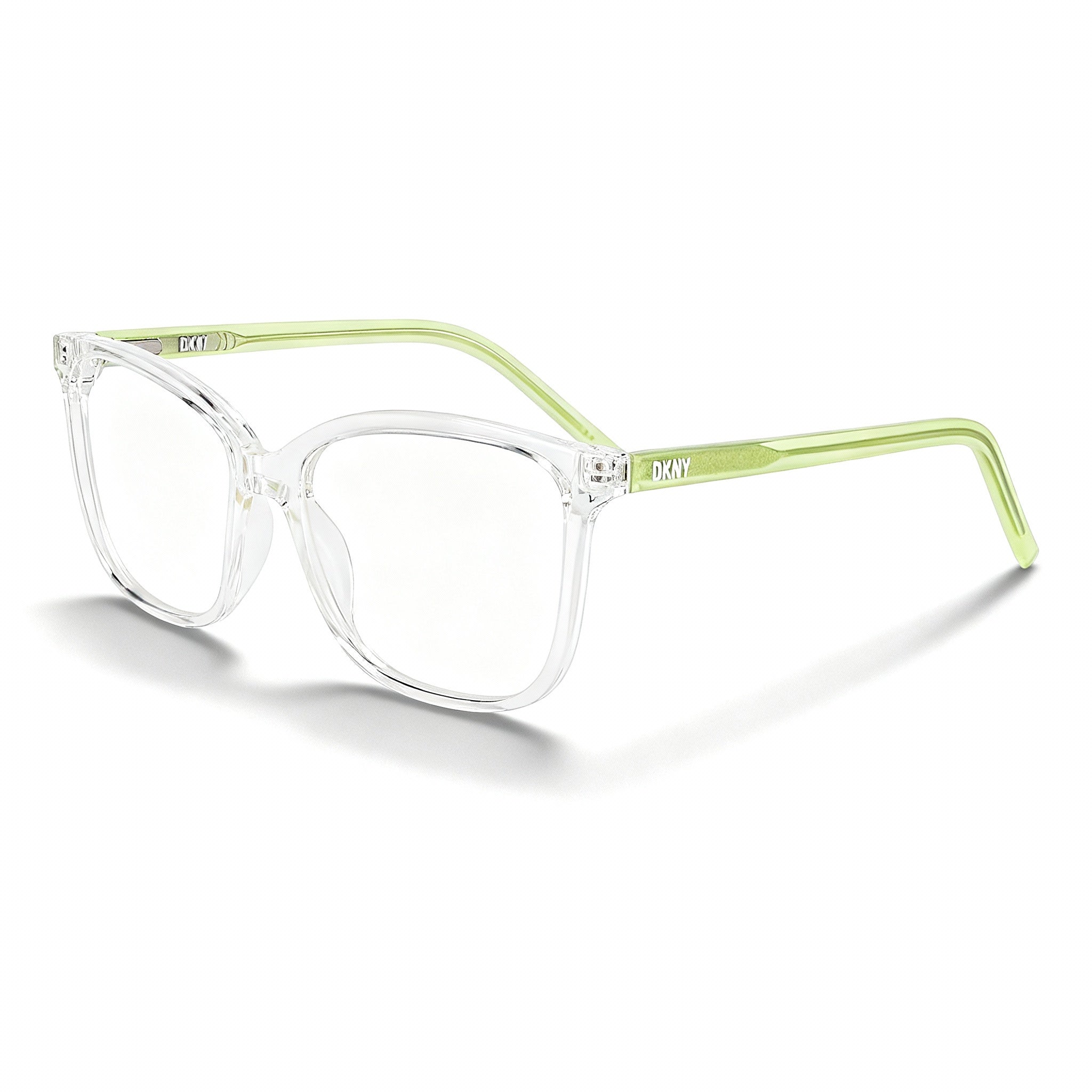 DKNY DK5052 Women's Crystal Clear Propionate Frame Non-polarised Polycarbonate Lens Eyeglasses 53mm