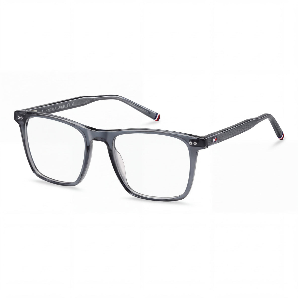 Tommy Hilfiger 2131 Men's Casual Brown Acetate Optical Frames, Clear Lenses, Size: 52mm Lens, 17mm Bridge, 145mm Temple, Photo 1