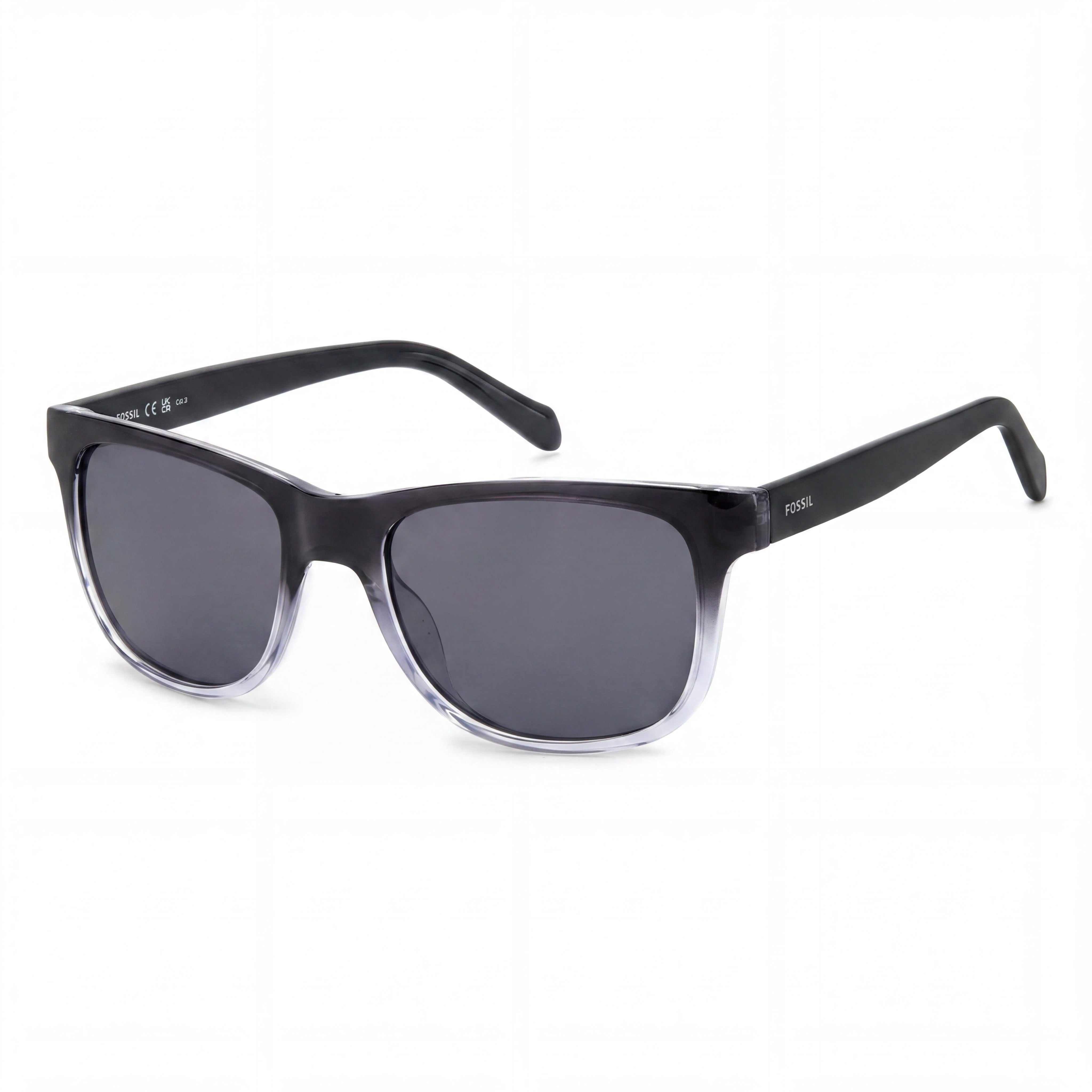 Fossil FOS 3160/S Gafas de Sol Casuales para Hombre, Montura de Propionato de Cristal Negro Degradado, Lentes de Policarbonato 55-19-145, Photo 1