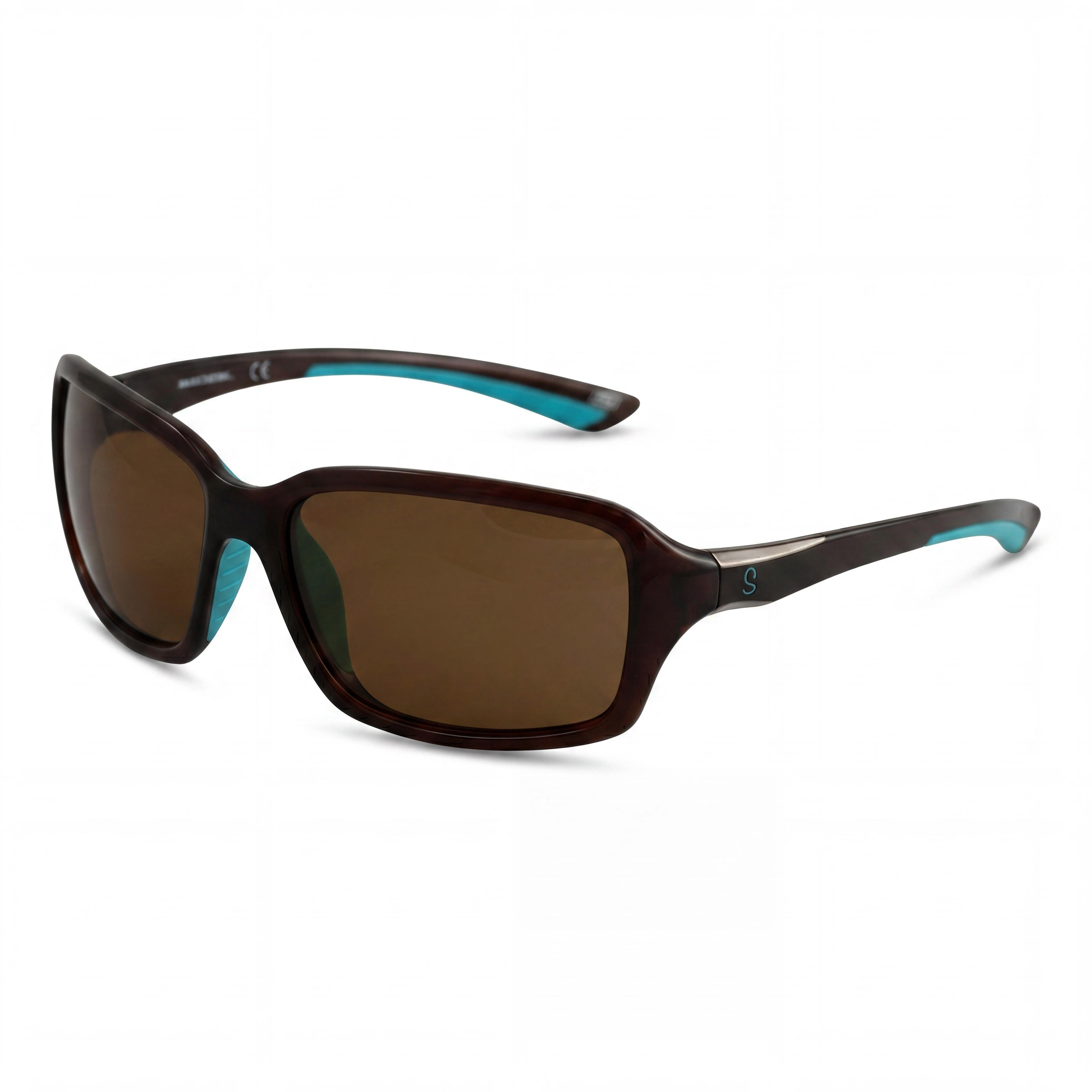 Skechers SE4137 Gafas de sol polarizadas Dark Brown Shield para mujer, 60mm, Photo 1