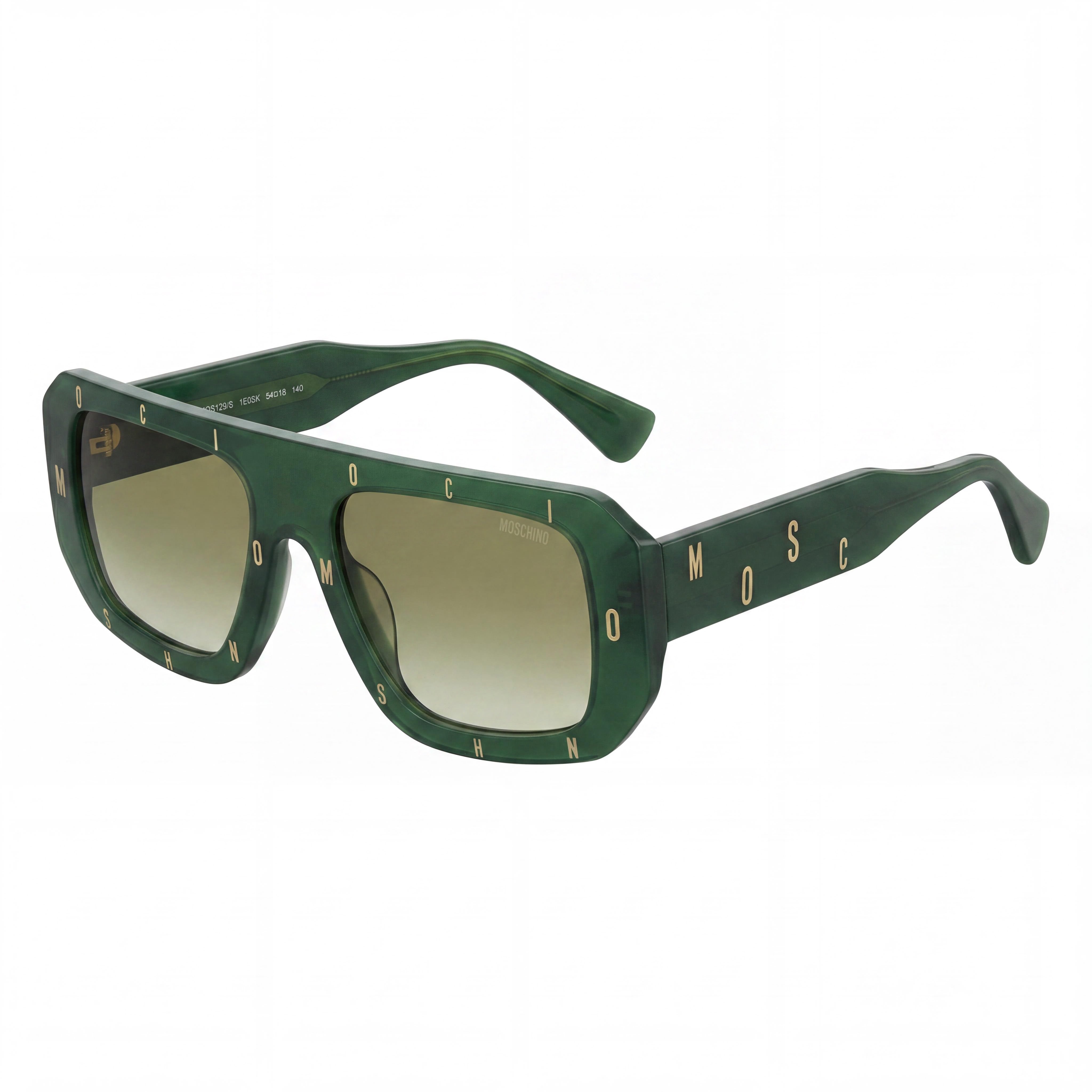 Moschino Mos129/s Casual Women's Green Cellulose Propionate Frame Green Shadow Lens UV Protected Sunglasses 54mm, Photo 1