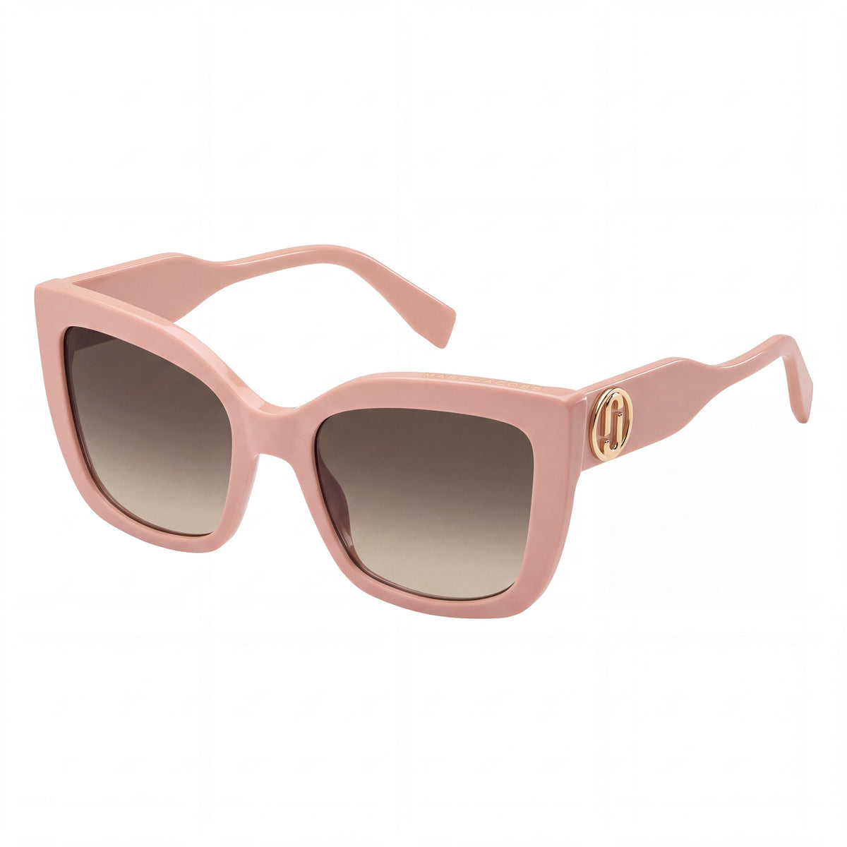 Marc Jacobs Classic Women’s Square Acetate Brown Shaded 100% UV Protection Sunglasses 54-20-145, Photo 1
