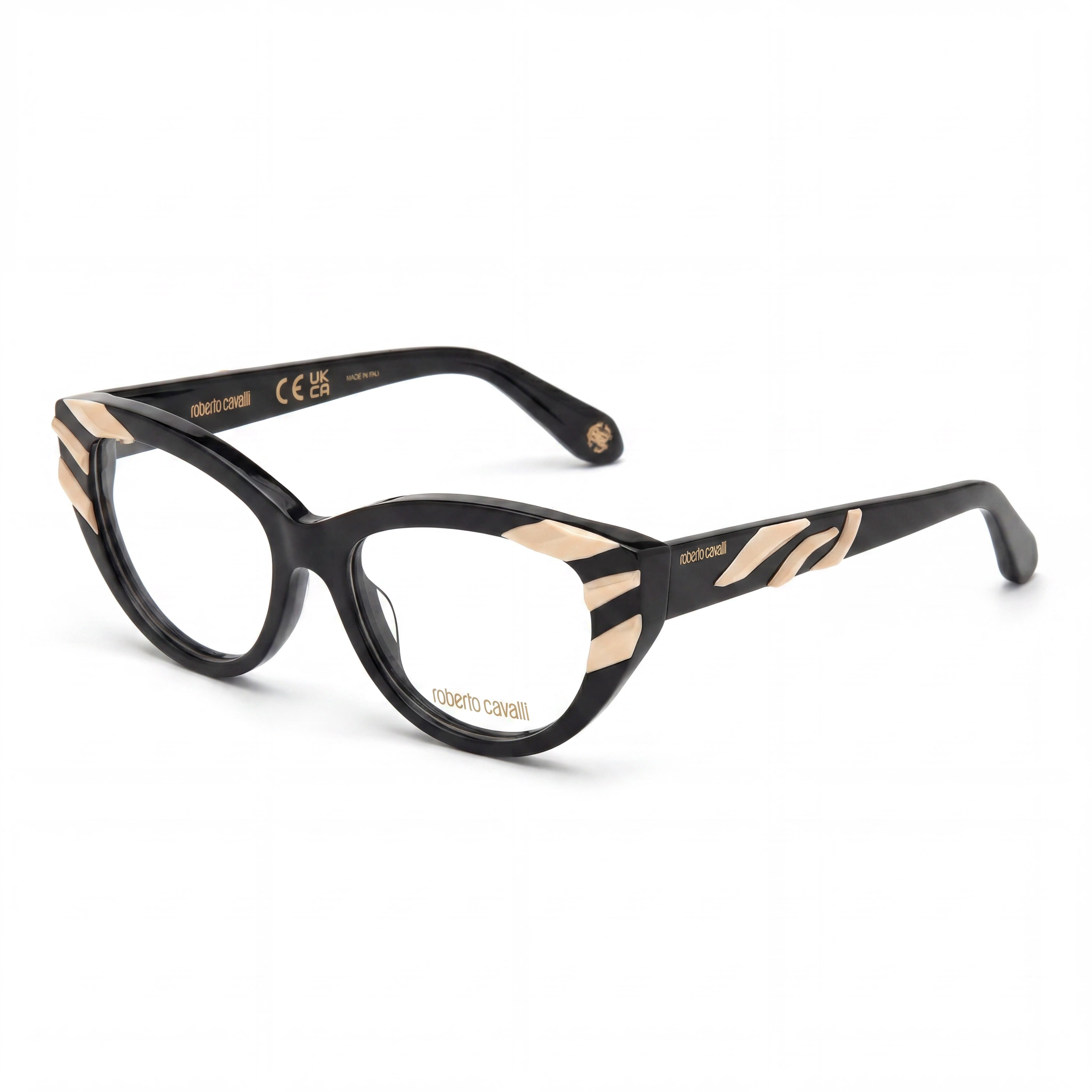 ROBERTO CAVALLI Unisex Women's Reading Glasses Acetate Dark Havana Frame White Lenses 50-18-135mm, Photo 1