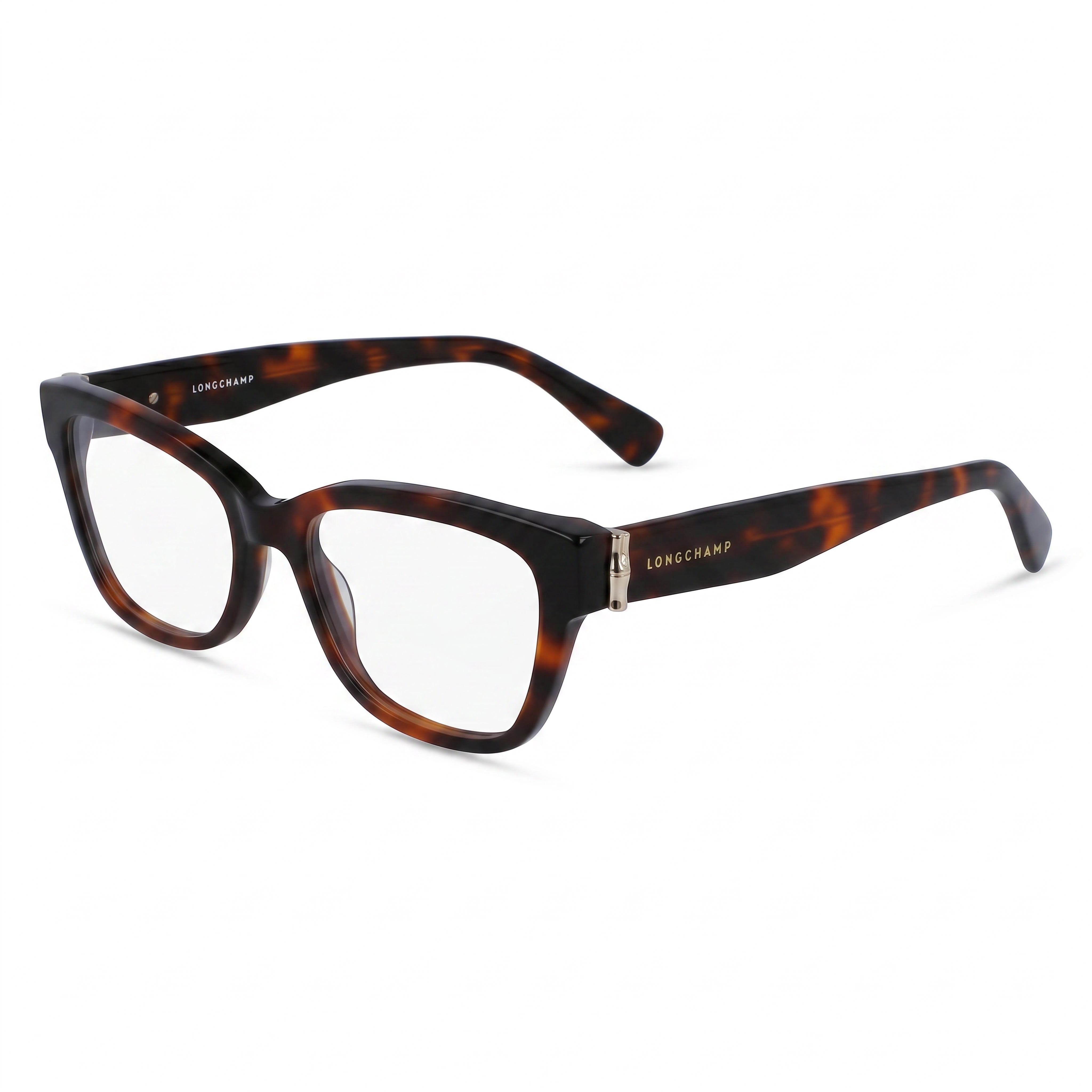 Gafas de plástico modernas Longchamp LO2713 para mujer, color dorado habana, 51-17-140, Photo 1