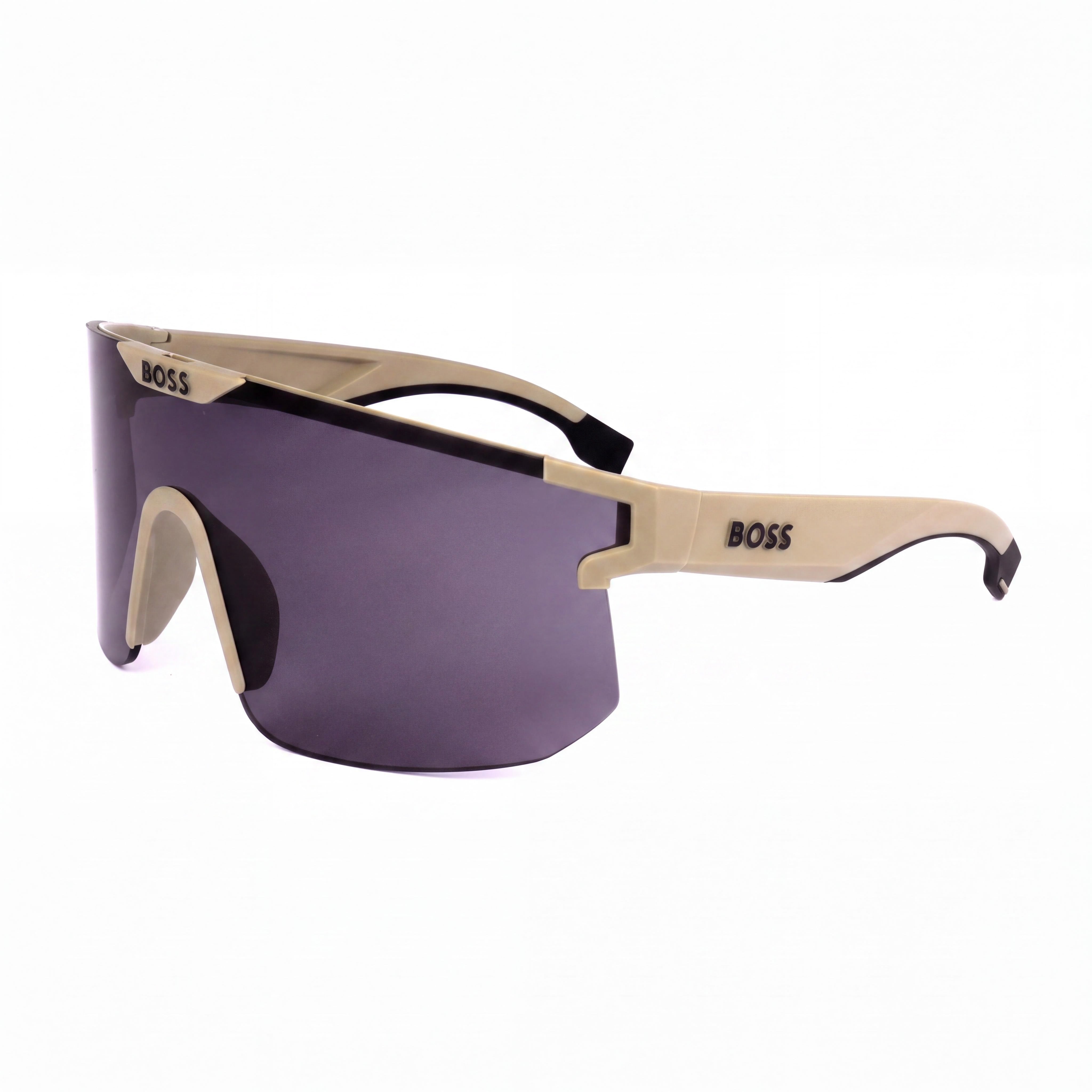 Hugo Boss Boss 1500/S Unisex ECO Polyamide Beige Black Dark Grey Grey High Contrast UV Sunglasses 99mm, Photo 1