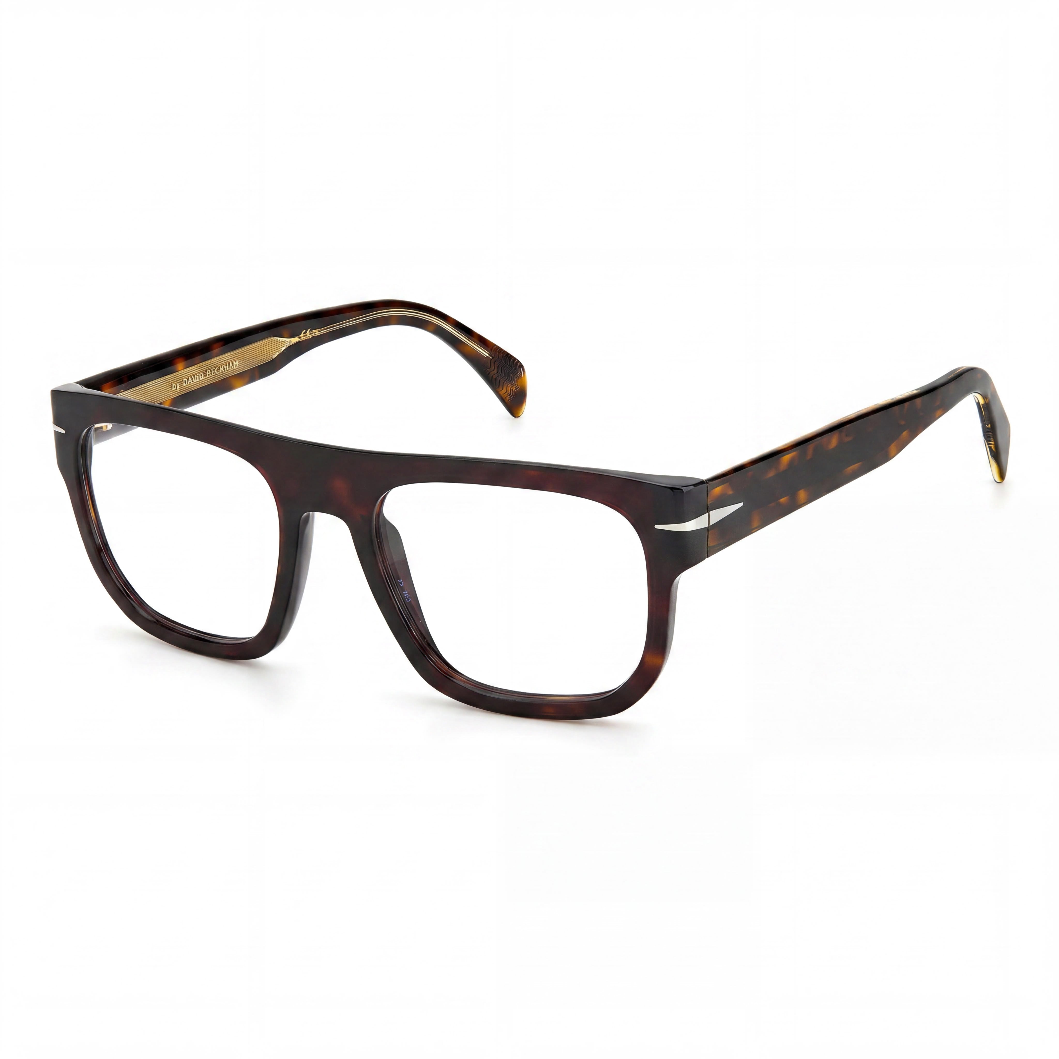 David Beckham Db 7052 Unisex Acetate Optical Frame in Havana with 53mm Lens Width, 20mm Bridge, 145mm Temple, Photo 1