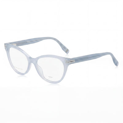 Marc Jacobs MJ 1060 - Montura de gafas de estilo moderno para mujer, acetato azul, ancho de lente de 52 mm