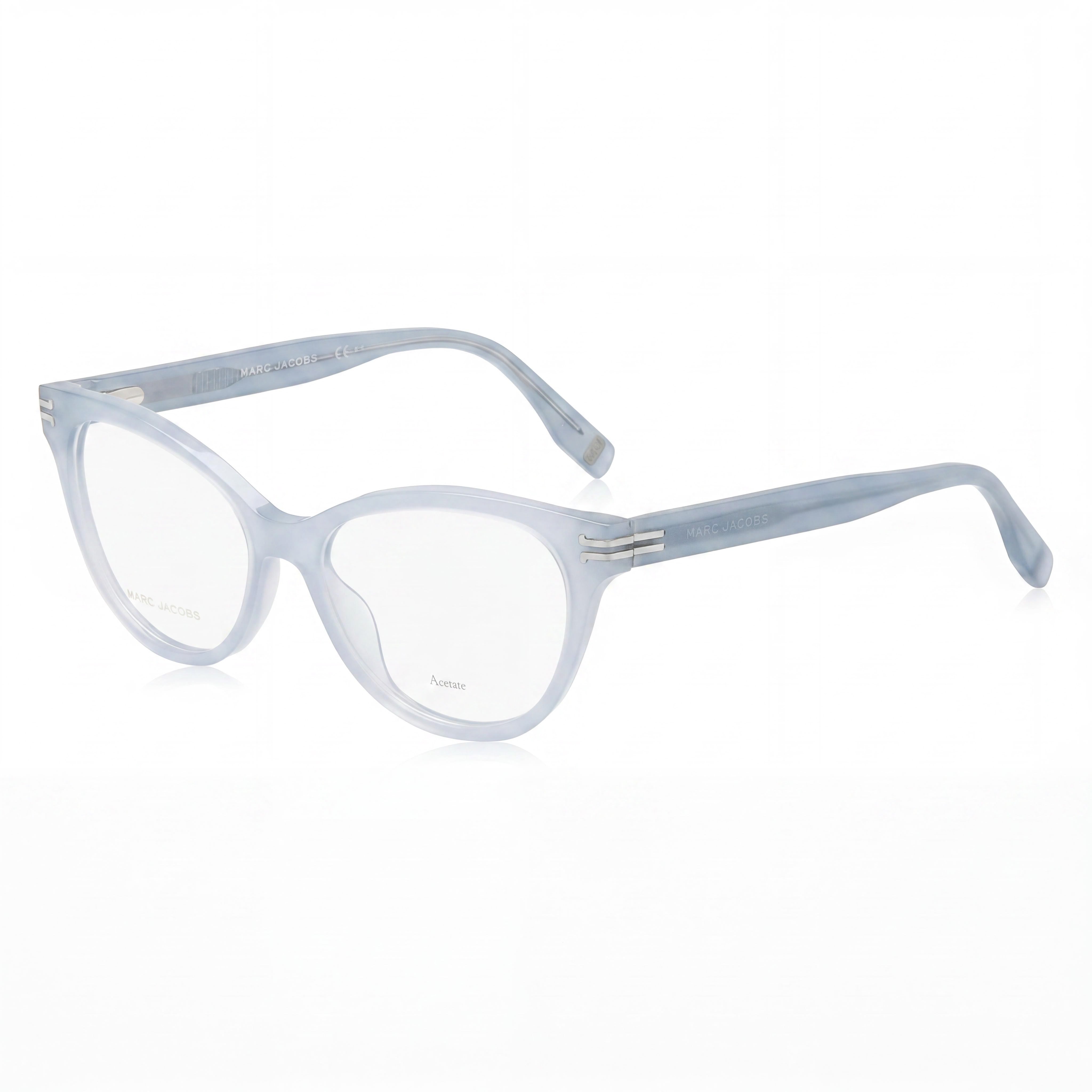 Marc Jacobs MJ 1060 Modern Style Optical Frame for Women, Azure Acetate, 52 Millimeters Lens Width, Photo 1
