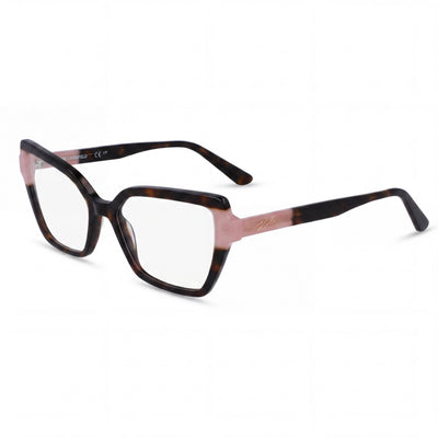 KARL LAGERFELD KL6131 Gafas de sol modernas de acetato para mujer en carey oscuro rosa 53 mm