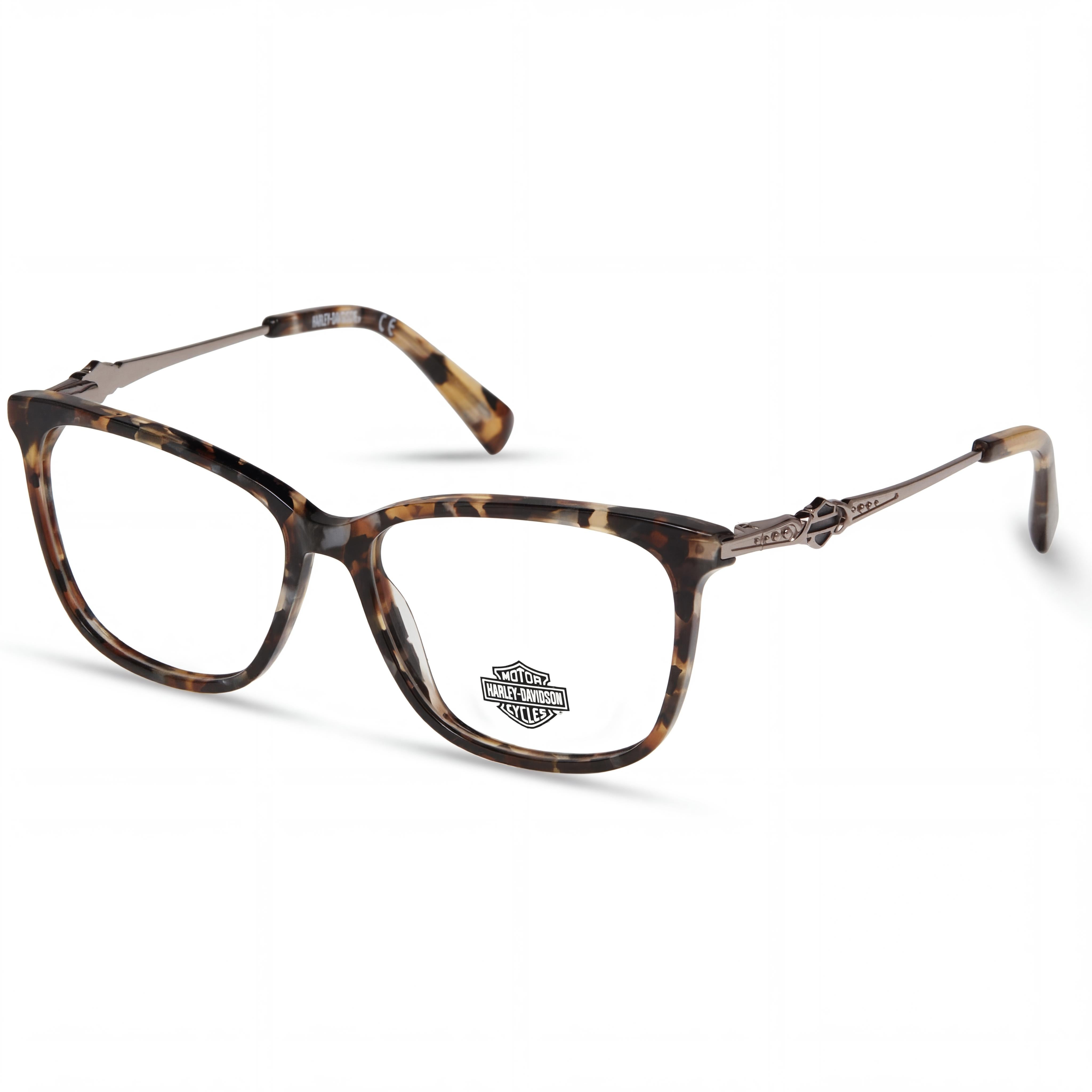 Monturas de gafas Harley-Davidson unisex en color marrón: lentes graduadas que se pueden reemplazar por lentes graduadas personalizadas., Photo 1
