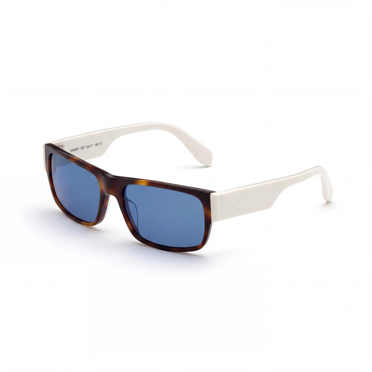 adidas Originals Classic Unisex Havana Composite Sunglasses Blue Mirror Lenses UV Protection 55-17-140, Photo 1