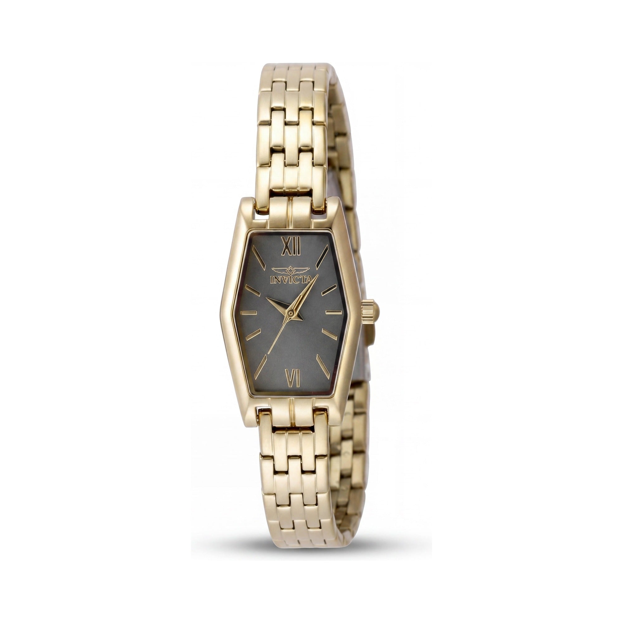 Reloj unisex Invicta Angel 49064 con movimiento de cuarzo y pulsera de acero inoxidable, esfera gris y caja de 20 mm., Photo 1