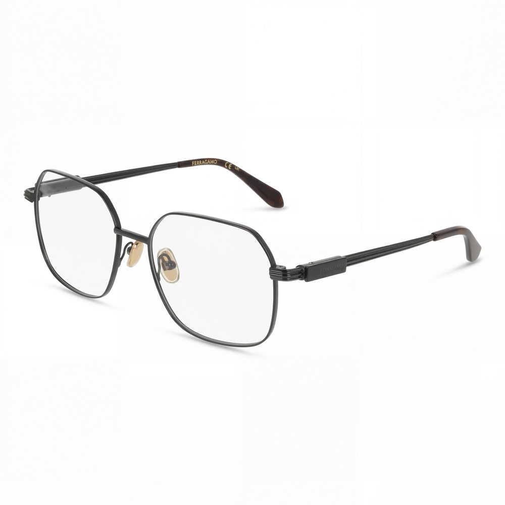 Ferragamo Sf2239 Women's Black Acetate Optical Eyeglasses Frame 55mm Lens Width 17mm Bridge 140mm Temple Length