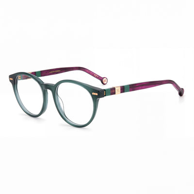 CAROLINA HERRERA Modern Unisex Acetate Sunglasses Burgundy Blue 50-18-145