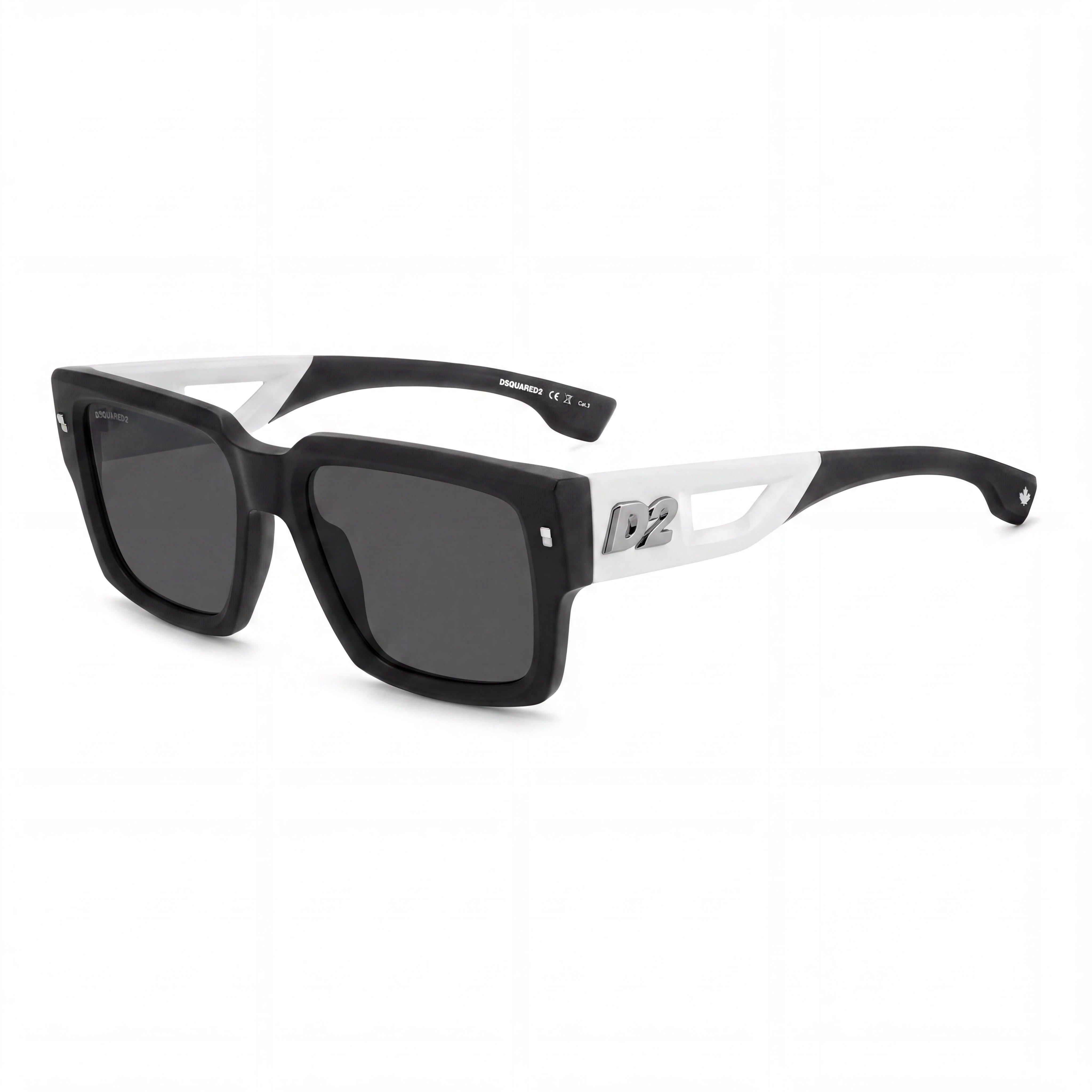DSQUARED2 Casual Men's Matte Black Polyamide Frame Polycarbonate Lens Eyewear 53-19-145mm, Photo 1