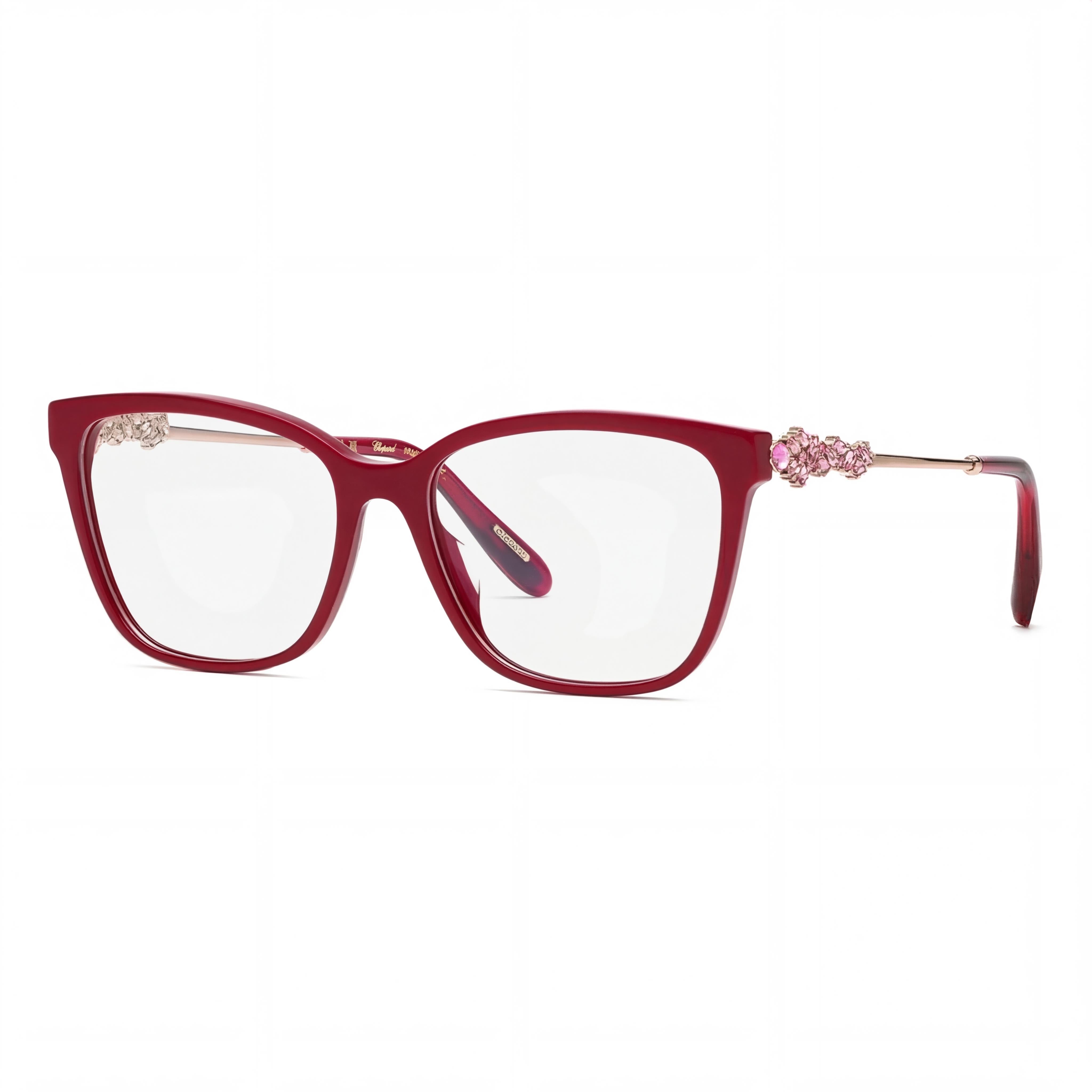 Chopard Casual Women's Eyeglass Frame, Acetate, Burgundy, Lens 55mm, Bridge 16mm, Temple 145mm, Photo 1