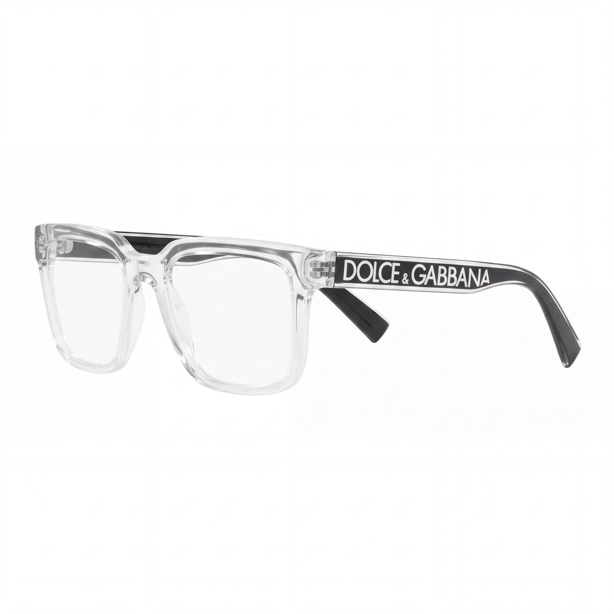 Gafas Dolce & Gabbana Modern Unisex de Plástico Moldeado con Cristales Cuadradas de Montura Completa, Ancho de Lente 52mm, Photo 1