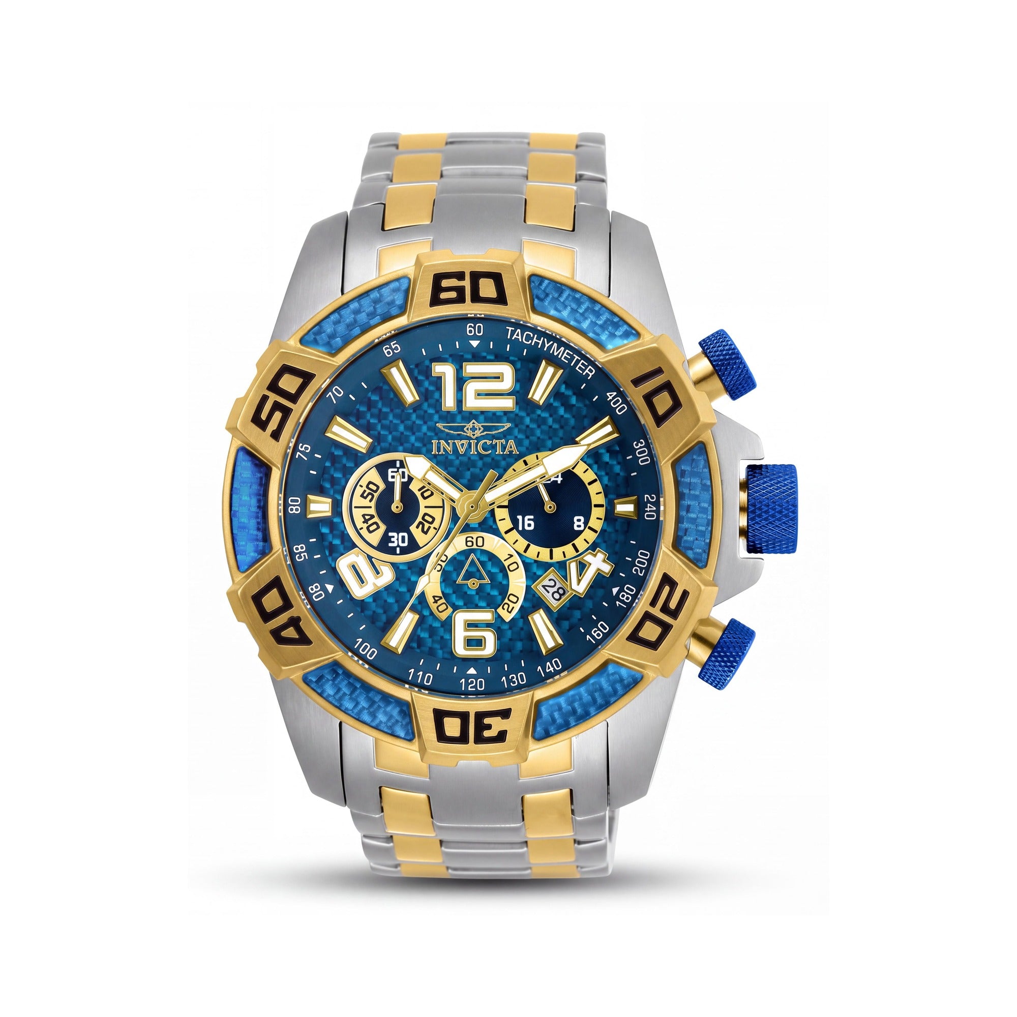 Invicta Pro Diver SCUBA Diver Reloj de Cuarzo para Hombre con Caja de Acero Inoxidable, Esfera Azul 50mm, Photo 1