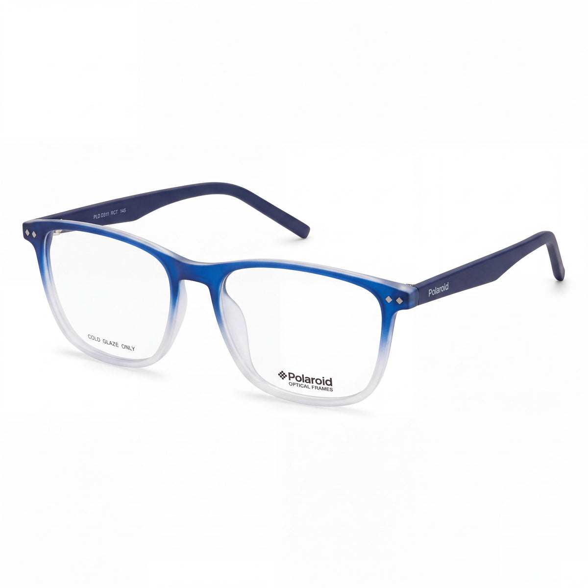 Gafas de lectura Polaroid PLDD311 para hombre con montura de plástico azul ópalo y ancho de lente de 55 mm, Photo 1