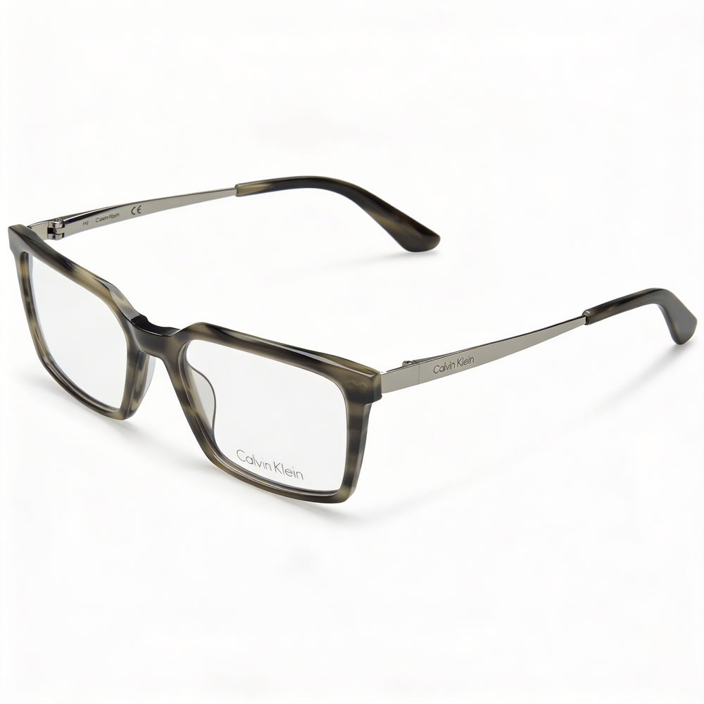 Calvin Klein Ck22510 Gafas de sol polarizadas unisex con montura metálica en Gris Habana, 54mm