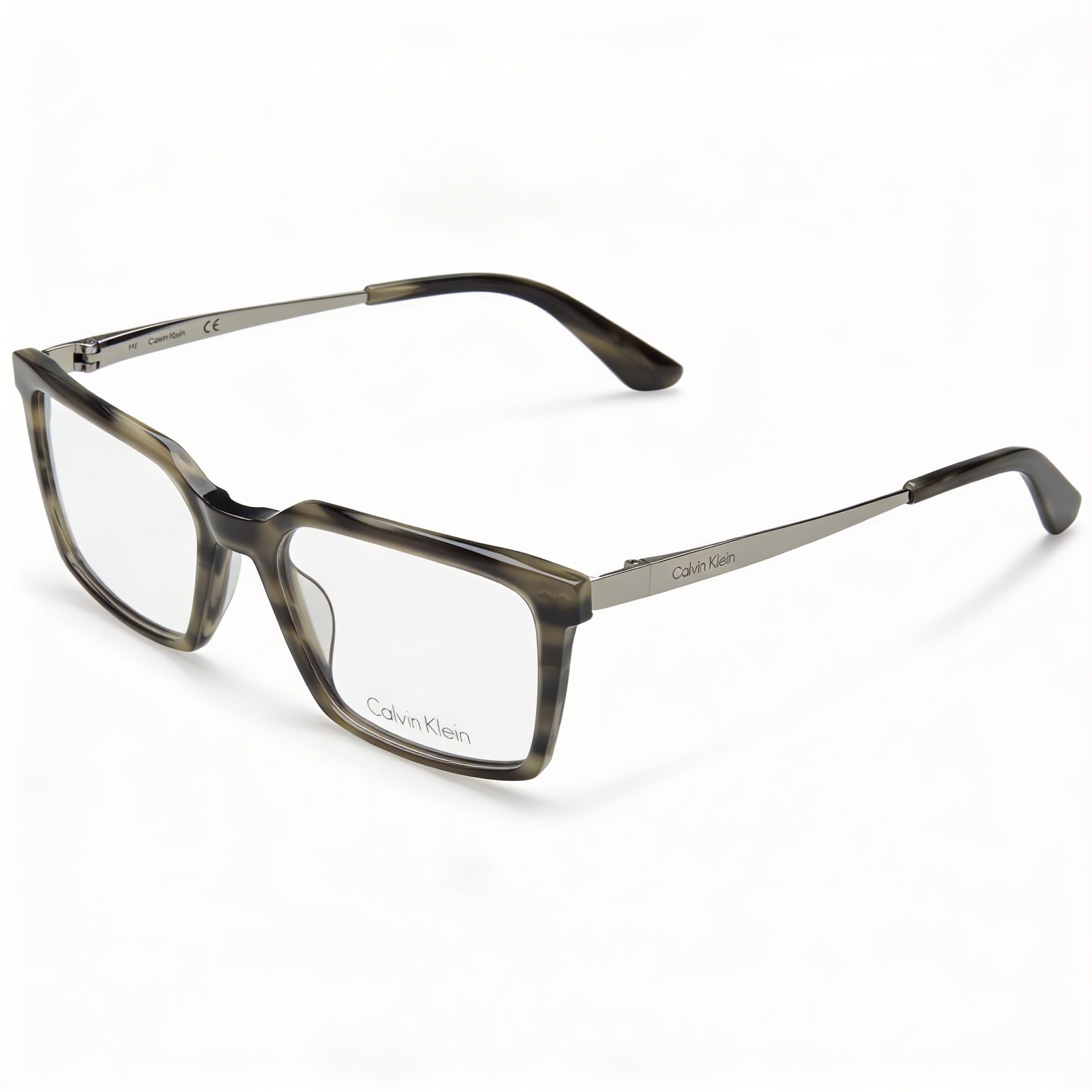 Calvin Klein Ck22510 Unisex Polarized Sunglasses with Metal Frame in Grey Havana, 54mm, Photo 1