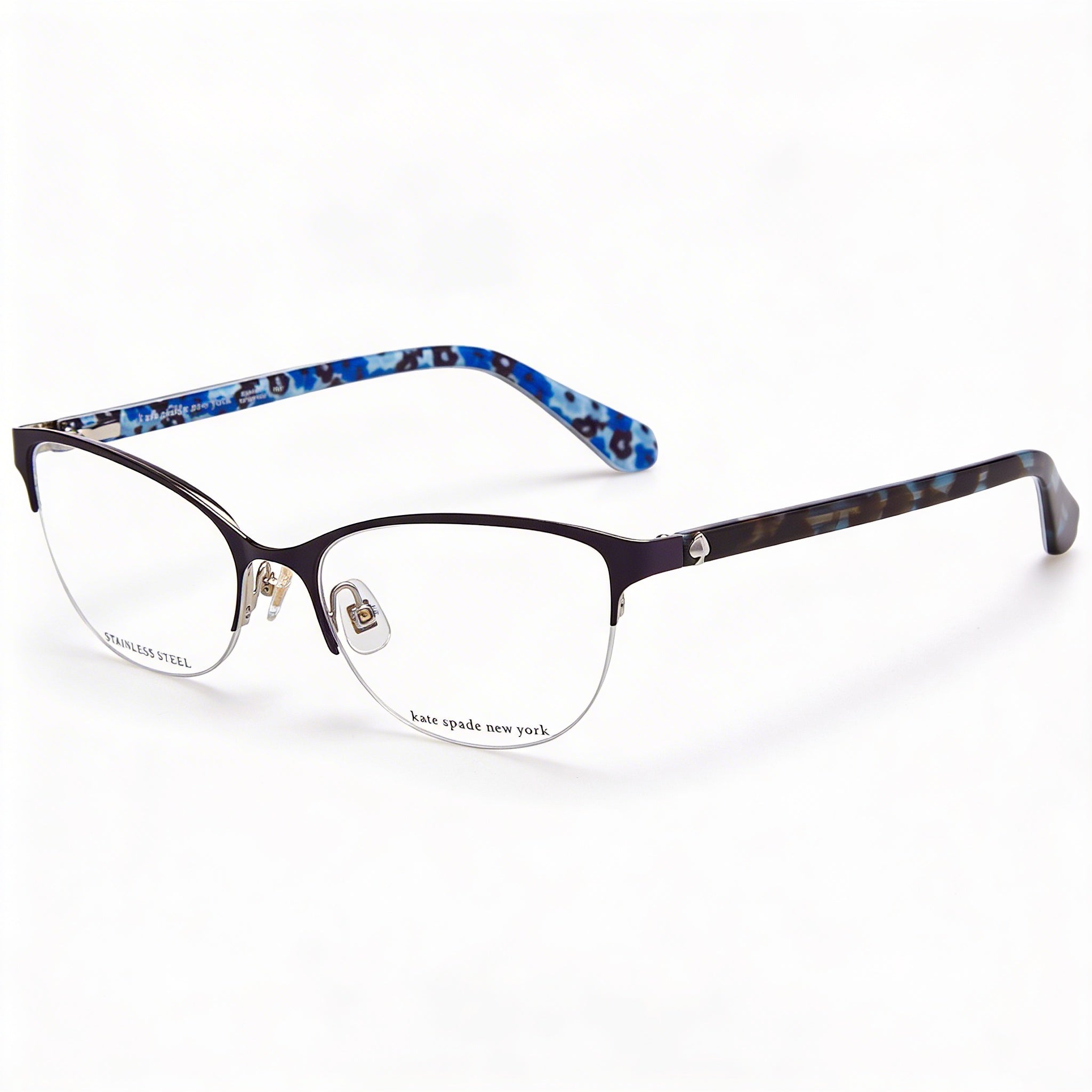 Gafas de sol Kate Spade New York Modern para mujer con montura de acero inoxidable y lentes de policarbonato, color lima, 51 mm, Photo 1
