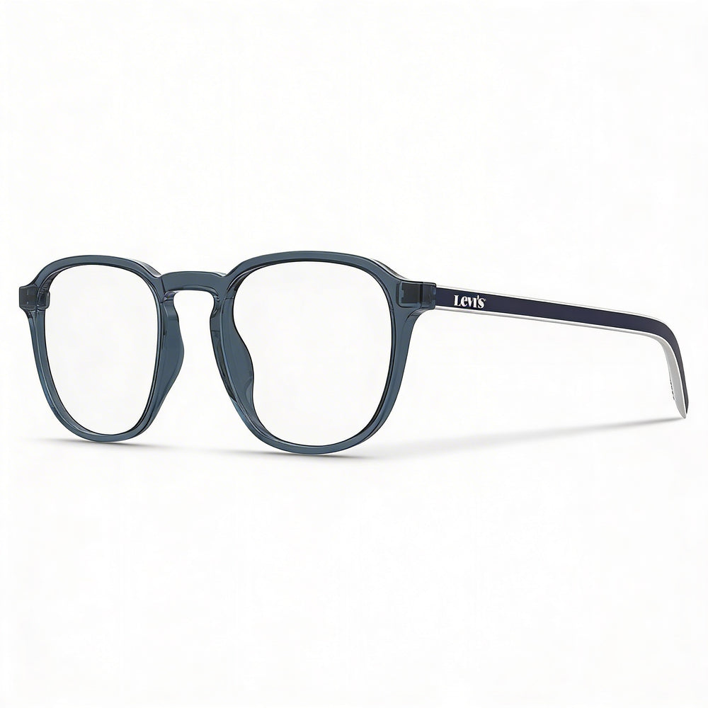 Levi's Lv 1024 Women's Blue Plastic Frame with Demo Lenses for Optical Prescription Eyeglasses 50mm