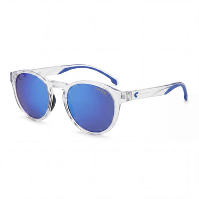 Carrera 8056/S Unisex Montura de Propionato Blanco Transparente Lentes Multicapa Azules 100% Protección UV 51mm
