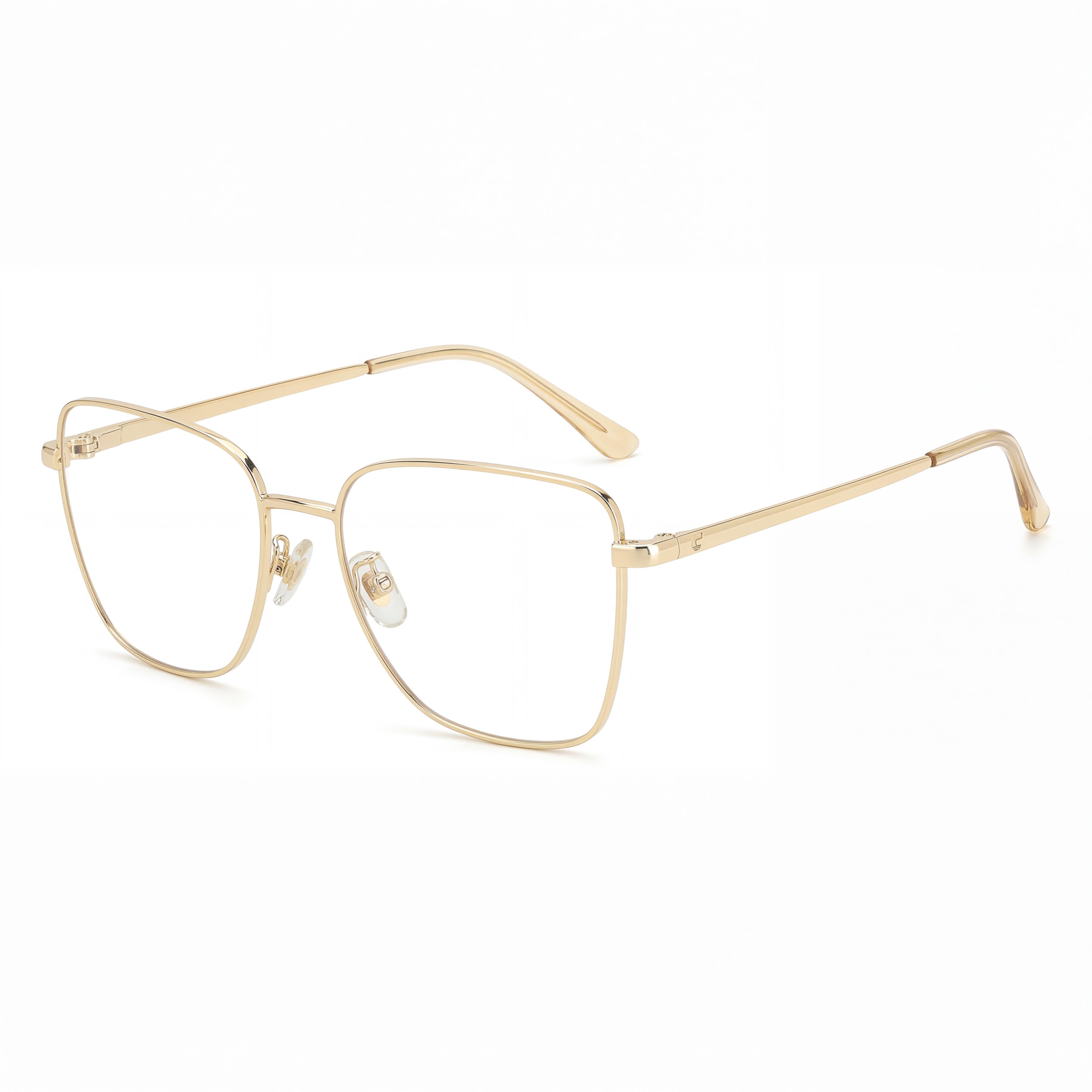 Gafas de sol Carrera 3022 Gold Black rectangulares para mujer, de metal 55 mm, Photo 1