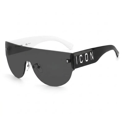 Carrera Modern Unisex Sunglasses Nylon Frame 80s Ir Black White with 99mm UV Protected Lenses