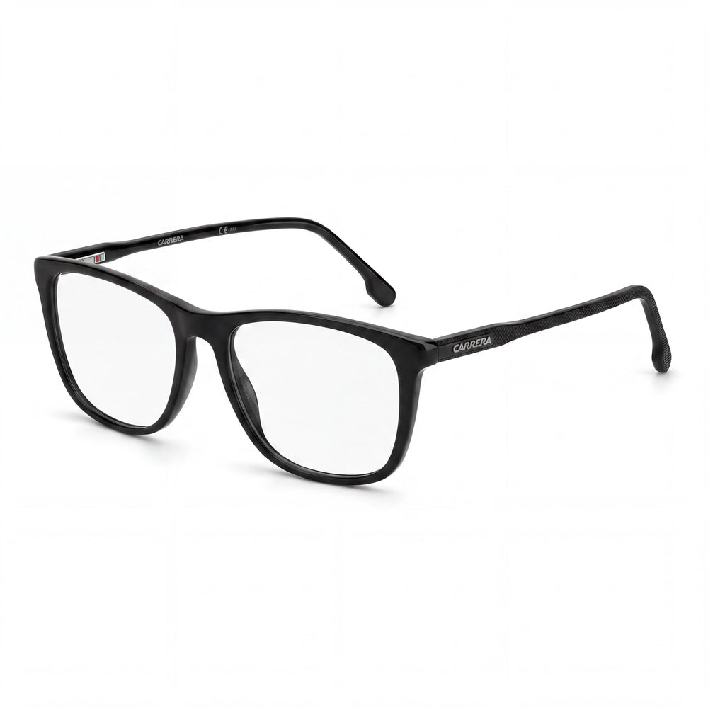 Carrera Carrera 263 Unisex Black Plastic Rectangle Prescription-Ready Eyeglasses 55-17-145