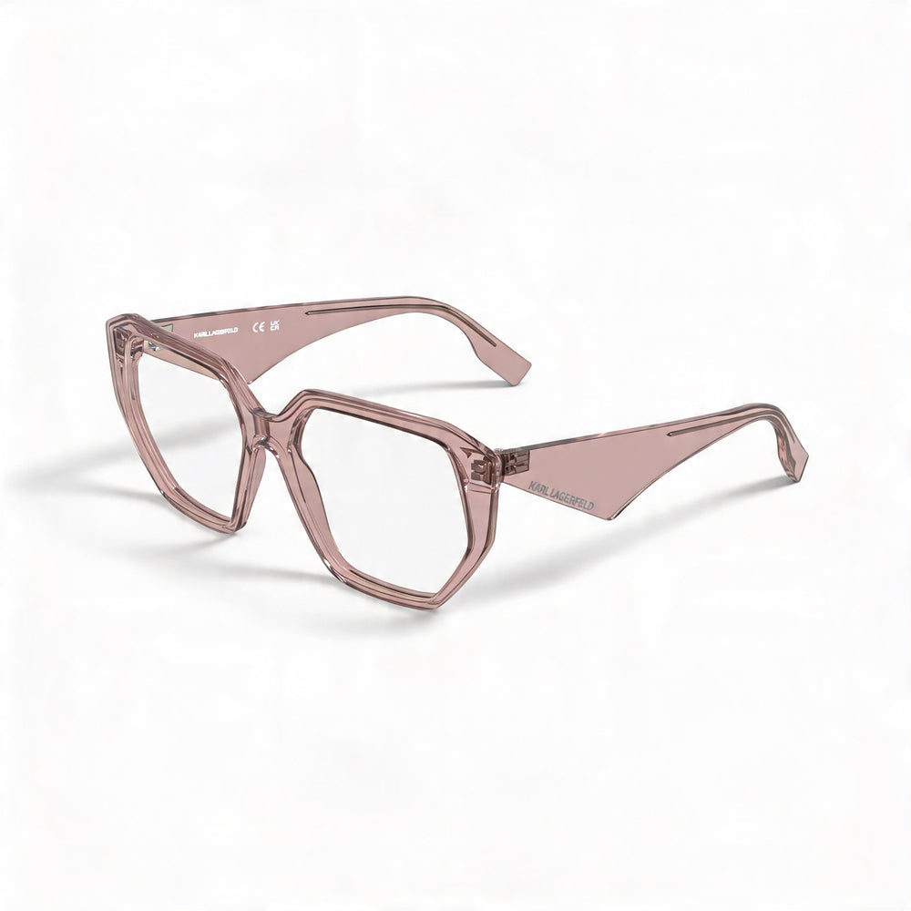 KARL LAGERFELD Kl6213 Women's Acetate Optical Frames, Roses Frame Color, with 54mm Lens Width