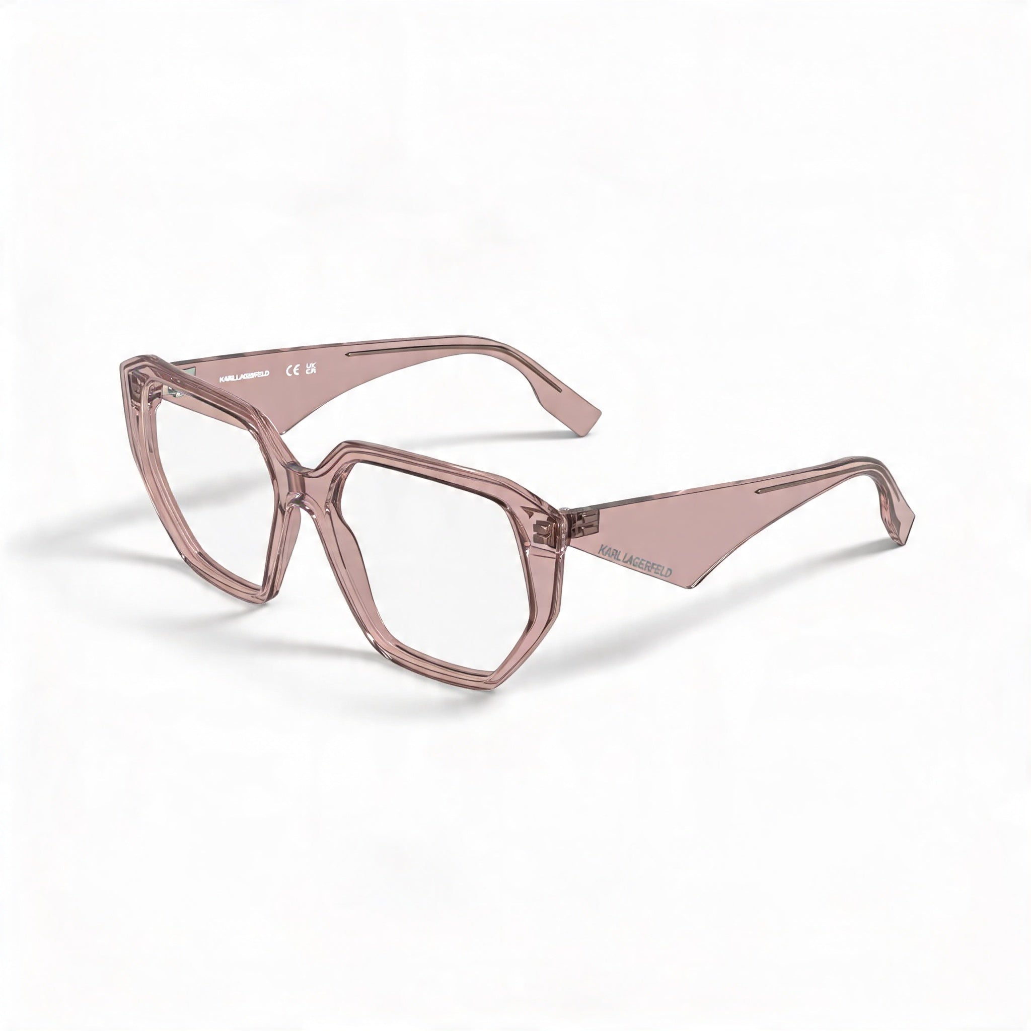 KARL LAGERFELD Kl6213 Women's Acetate Optical Frames, Roses Frame Color, with 54mm Lens Width, Photo 1