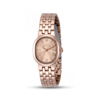 Invicta Angel 48141 Unisex Rose Gold Dial Stainless Steel Quartz Bracelet Watch 20mm Case
