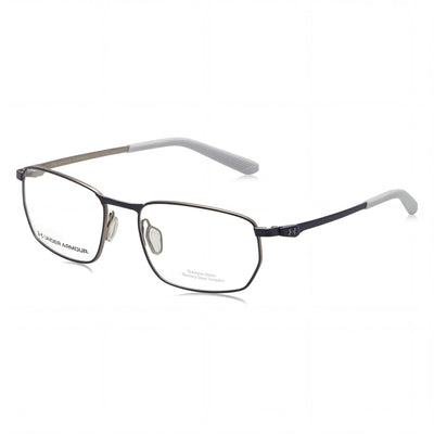 Under Armour Ua 5046/g Rectangular Geometrical Optical Frames Alloy Steel Blue Unisex 55mm